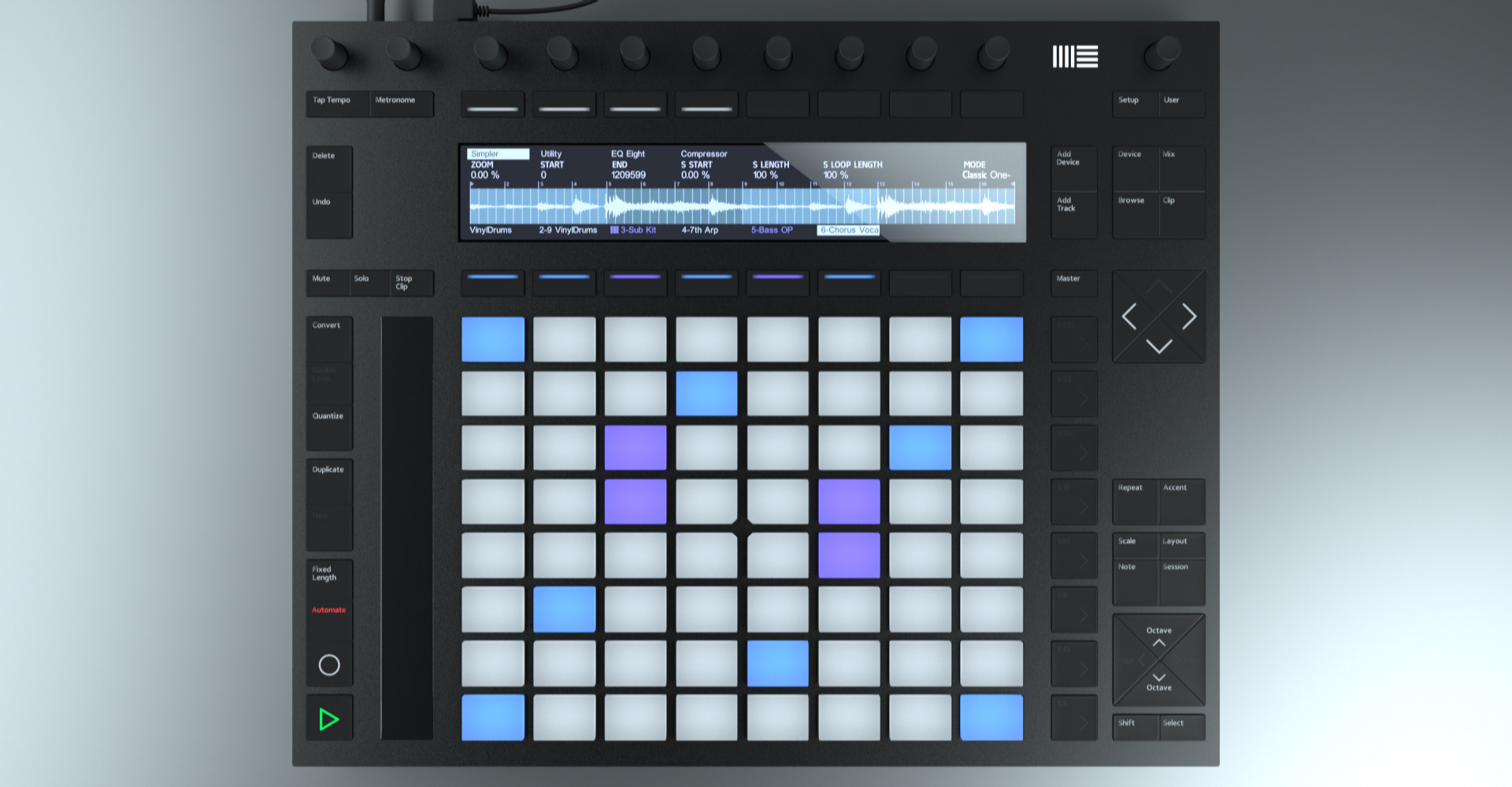 Ableton Push 2 Midi Controller 3D Model and Renders on Behance