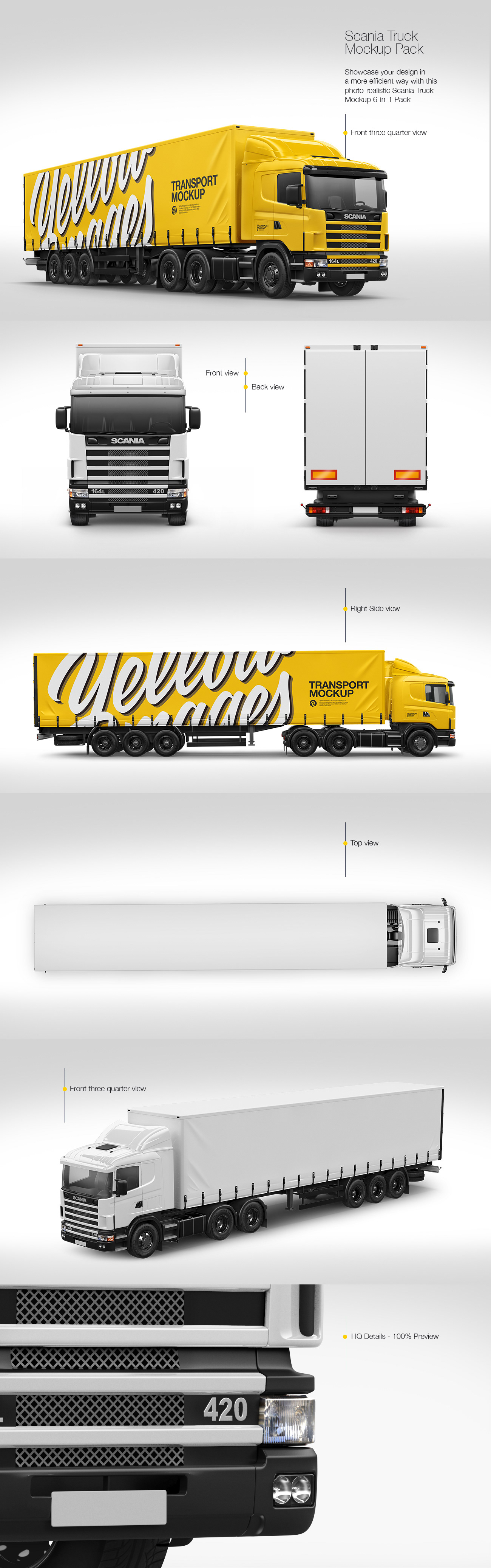 Download Rendering Vehicle For Mock Ups On Behance PSD Mockup Templates