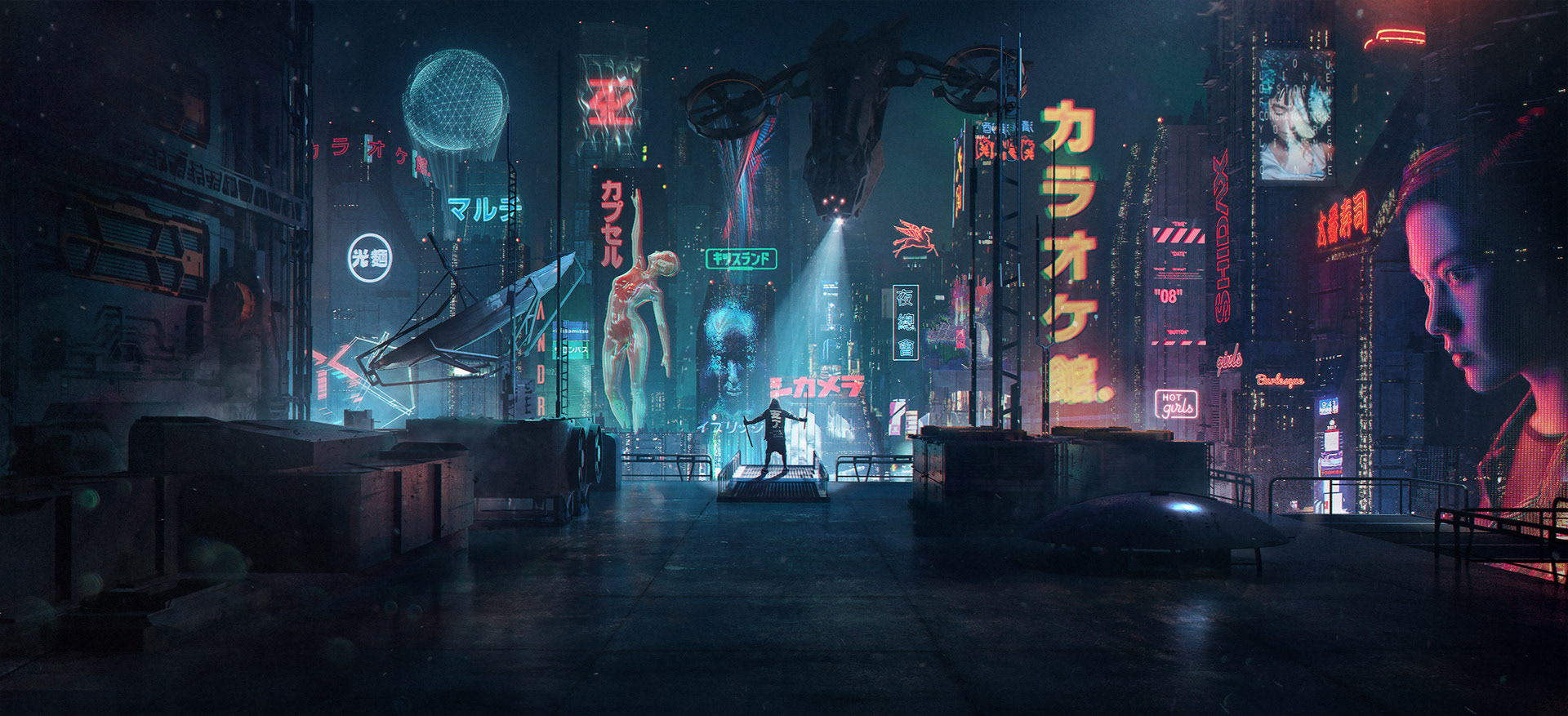 красивый фон cyberpunk фото 107