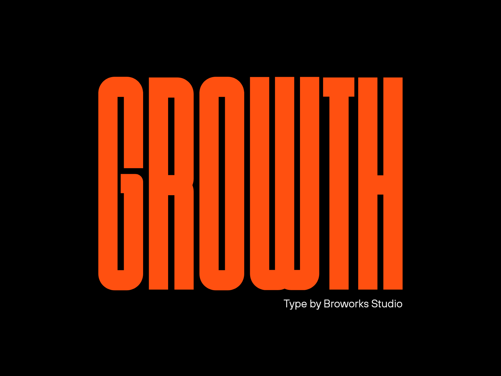 GROWTH - Sans Serif Condensed Typeface