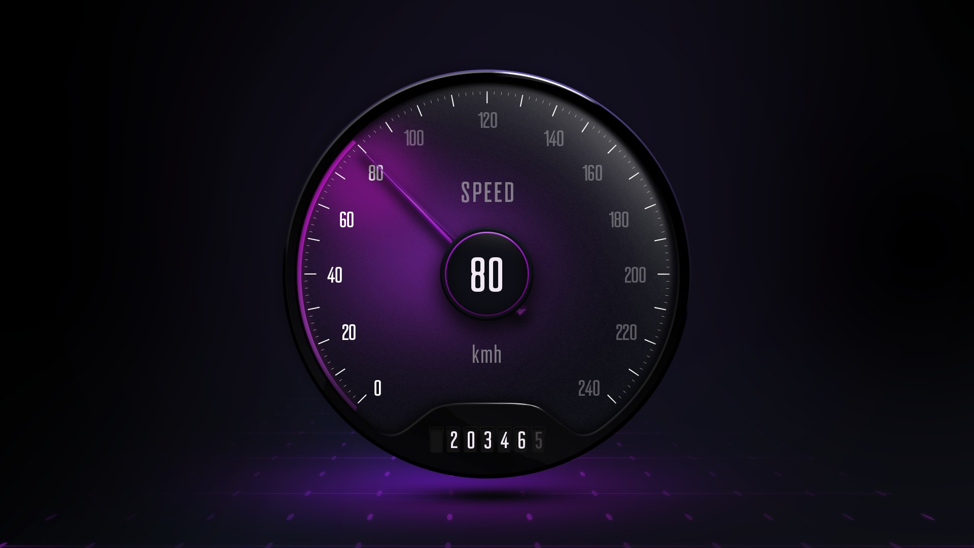 UI Gauge - Car Speedometer | Behance