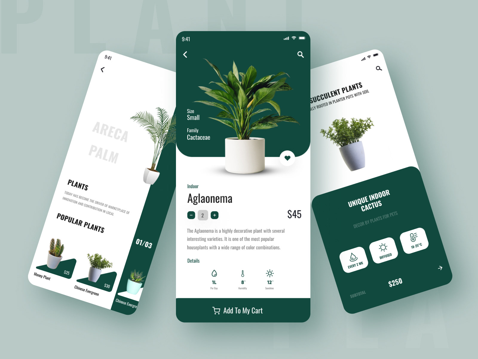 Plant App Behance