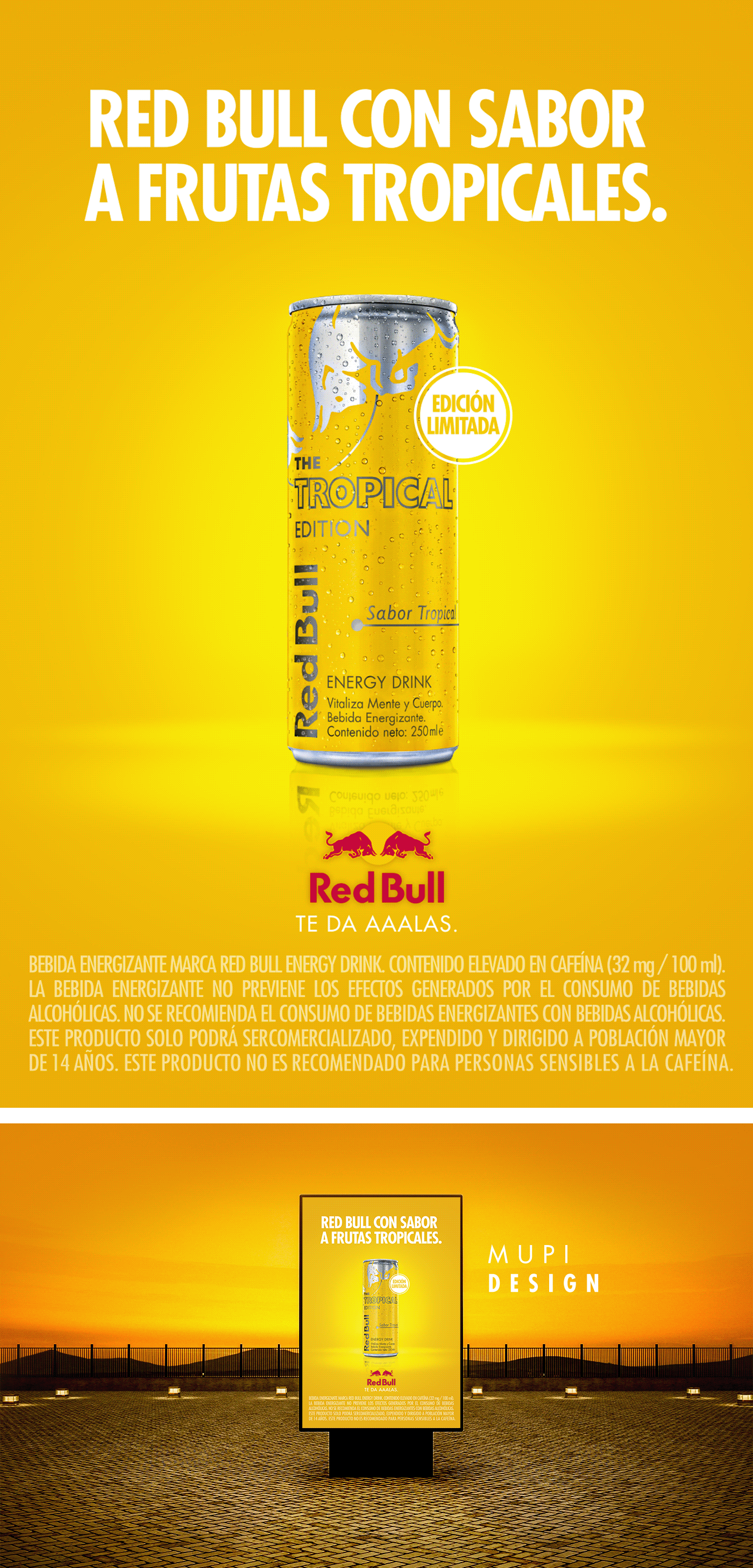 The Tropical Edition Red Bull On Behance