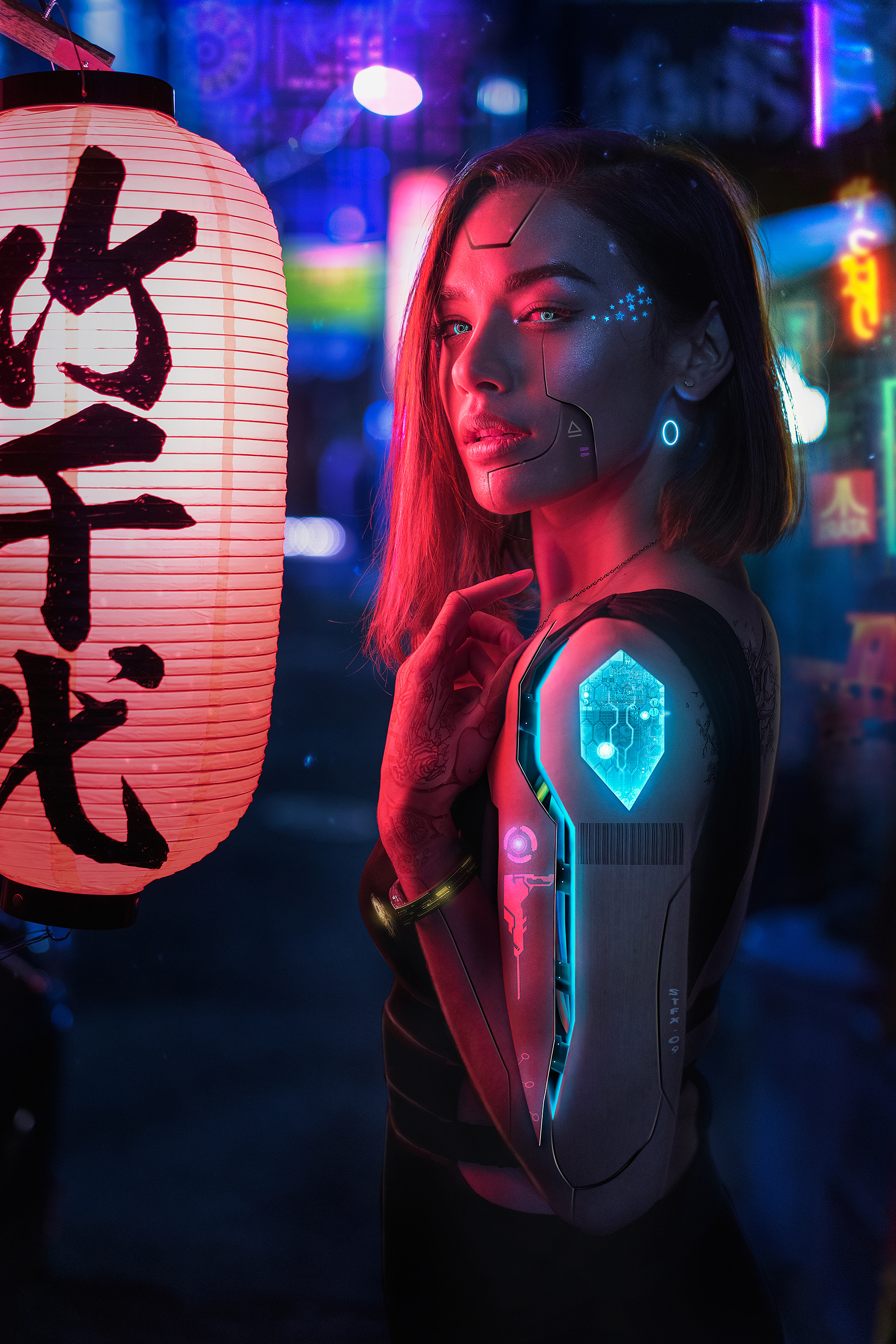 Neon girls cyberpunk фото 94