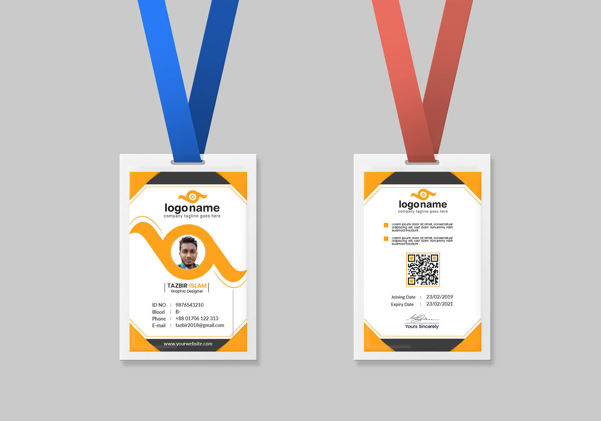 Employee Card / ID Card Template