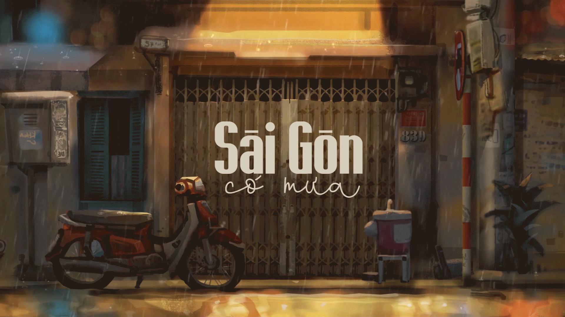 Saigon Rainy Days through Illustrations