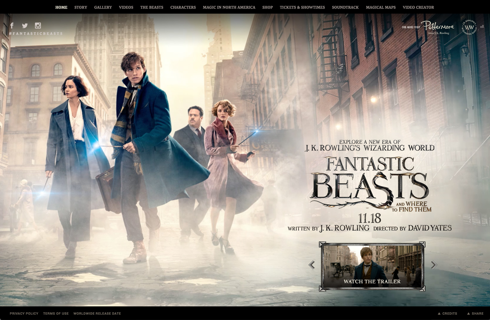 Framed Door Movie Poster Details about   Fantastic Beasts And Where To Find Them 22" x 63" 