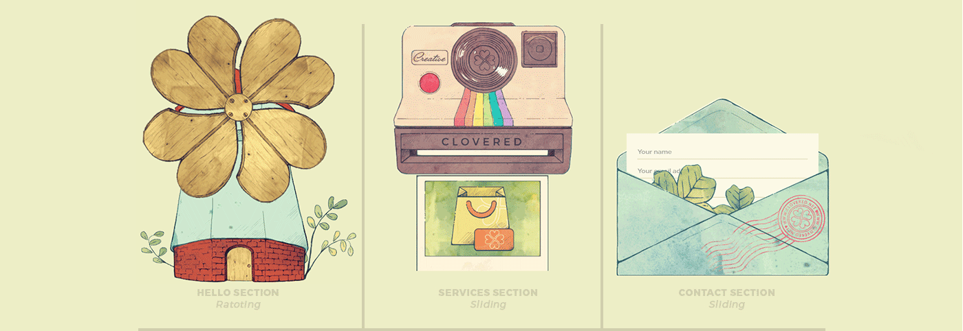 CSS Animation x Illustration for  on Behance