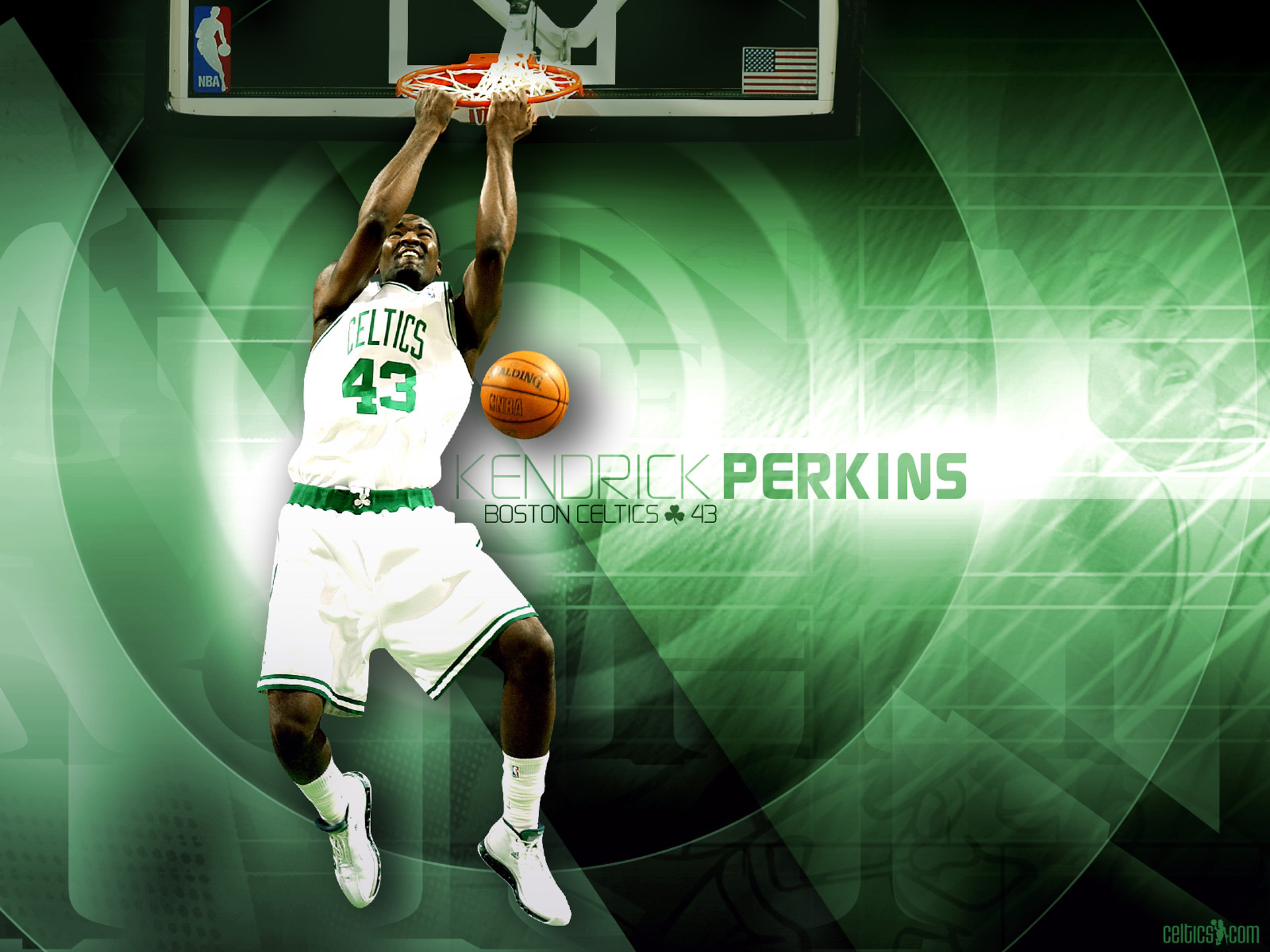 boston celtics basketball green Garnett Rondo Pierce NBA wallpaper.