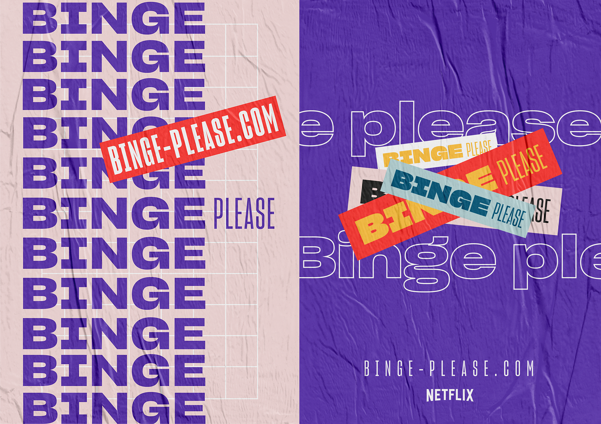 BingePlease X Netflix on Behance