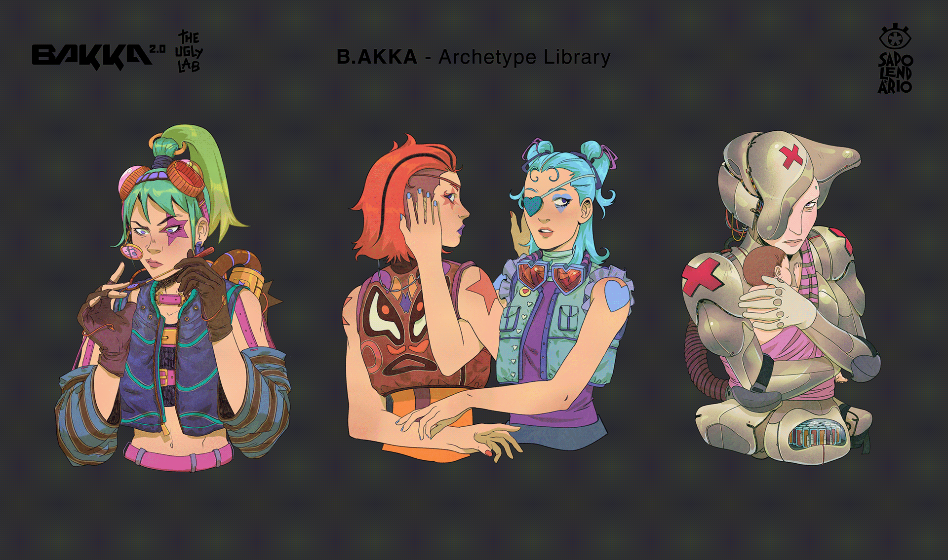 B.AKKA 2.0 - Archetype Library/ Character Design