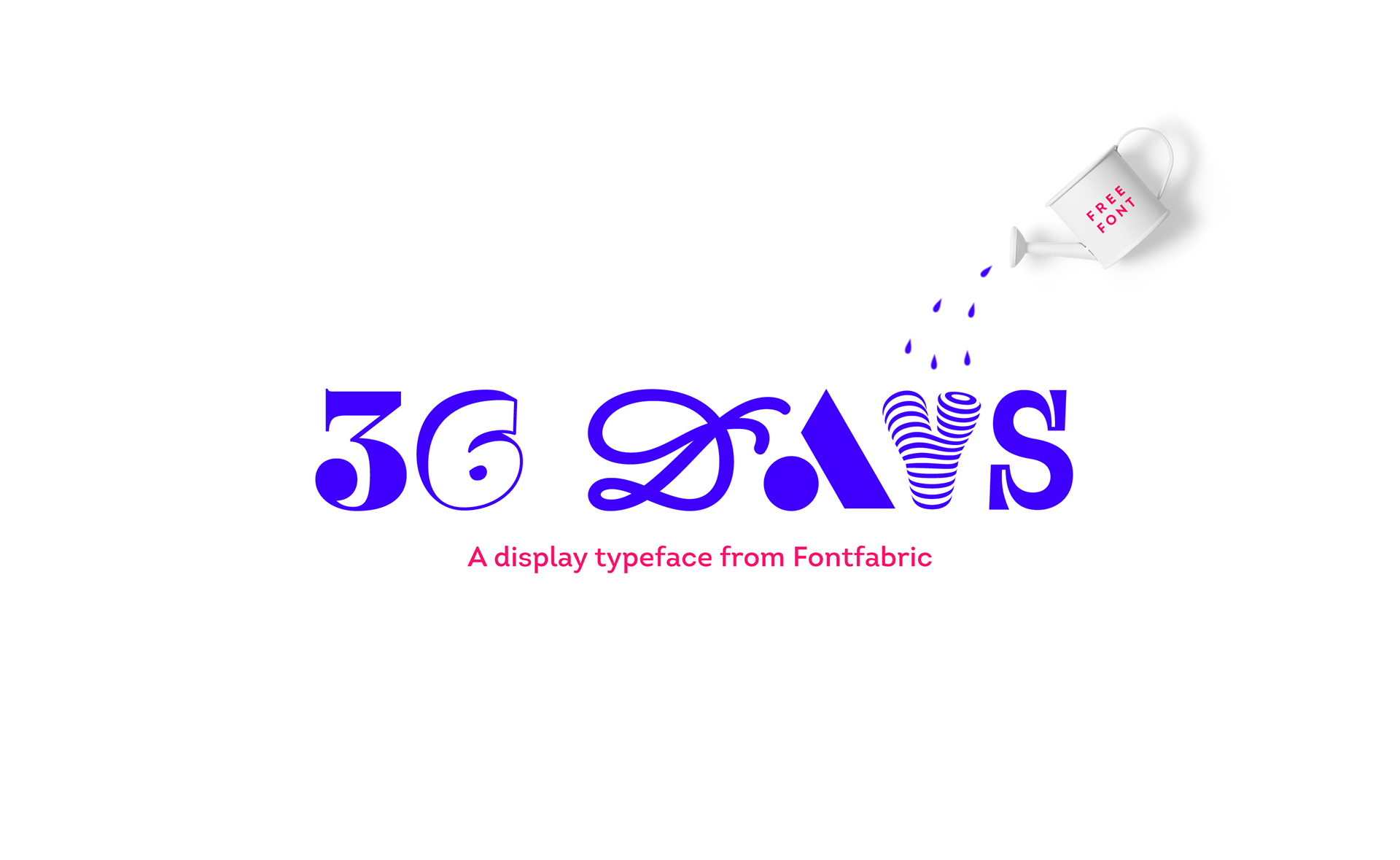 36 Days - the typeface