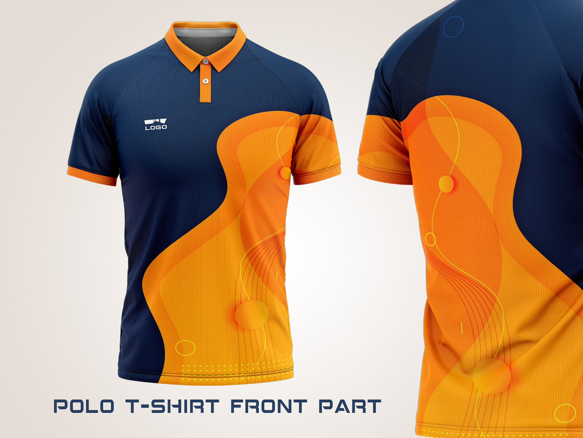 Polo T-Shirt Design Front And Back Part Design | Behance :: Behance