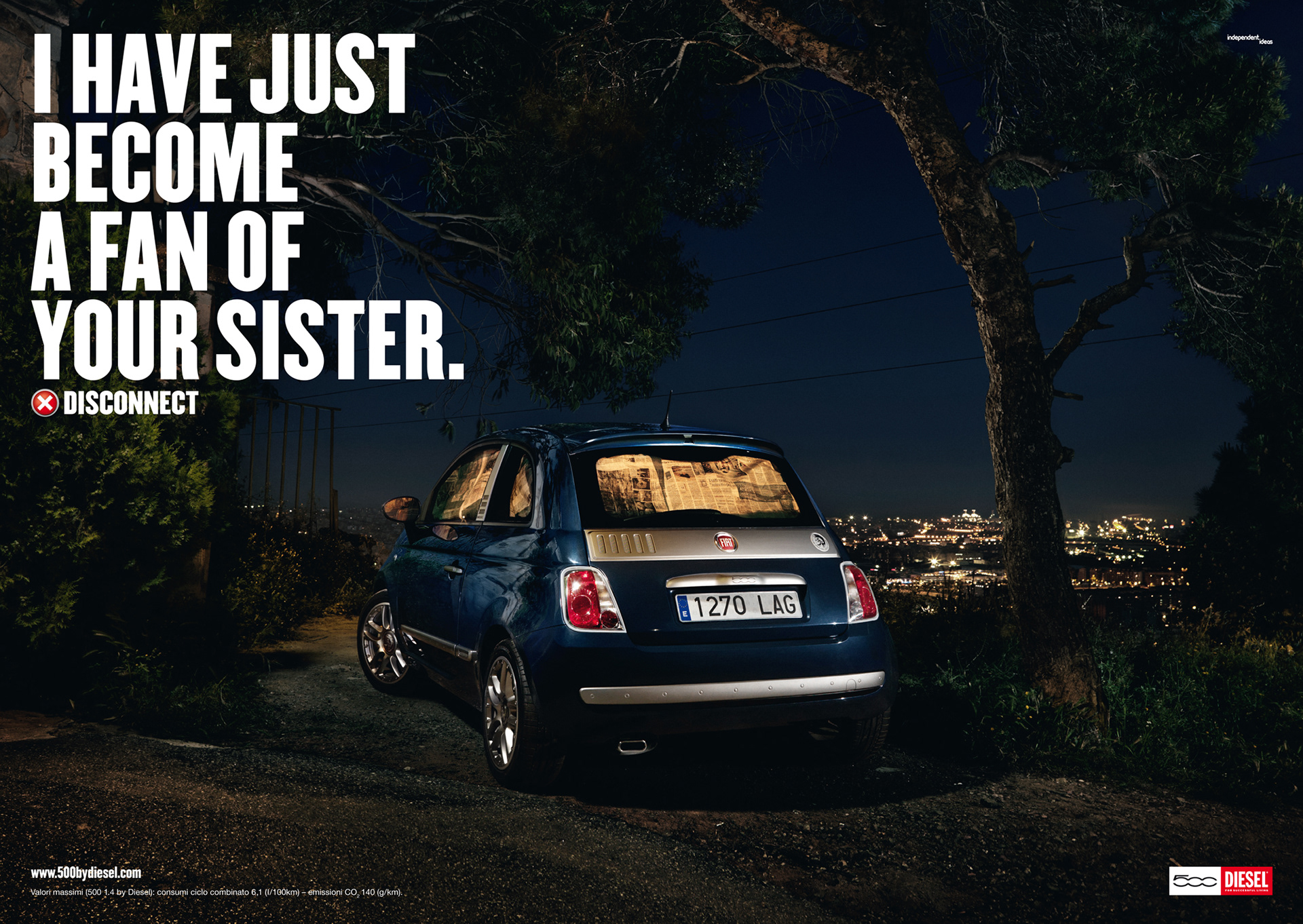 CAMPAIGN: FIAT 500 BY DIESEL | Behance