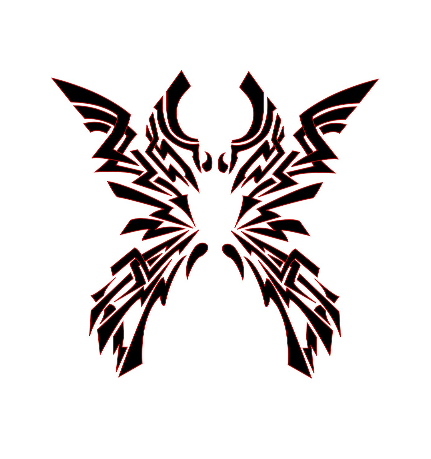 2003 Tribal Butterfly Tattoo Design on Behance