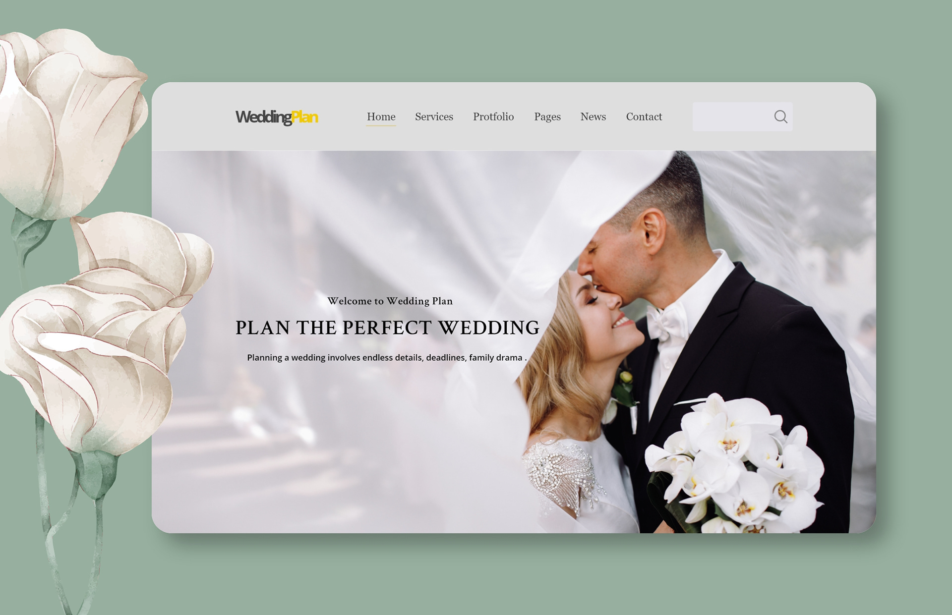 Wedding Website Pages Examples