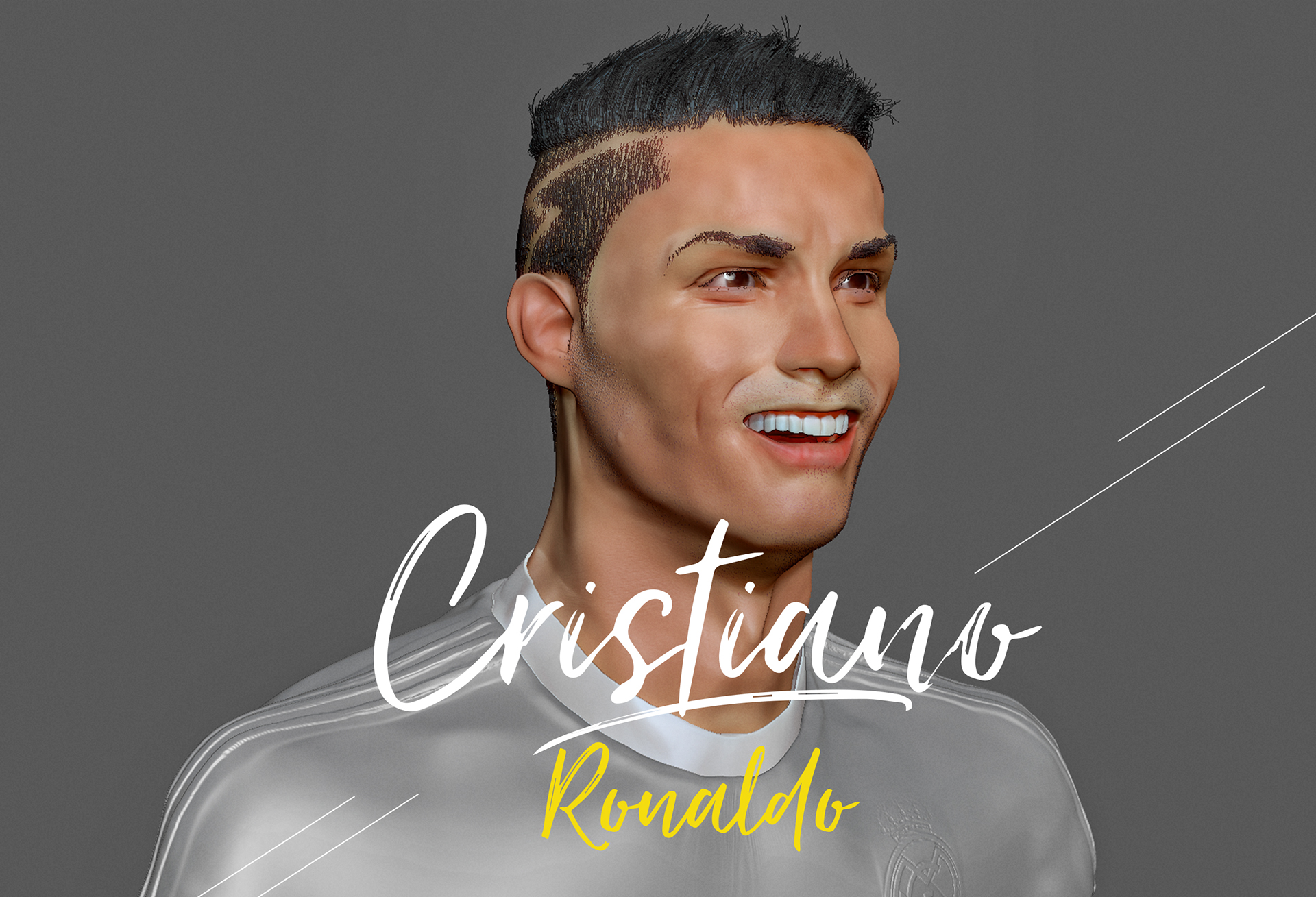 Cristiano Ronaldo 3D on Behance