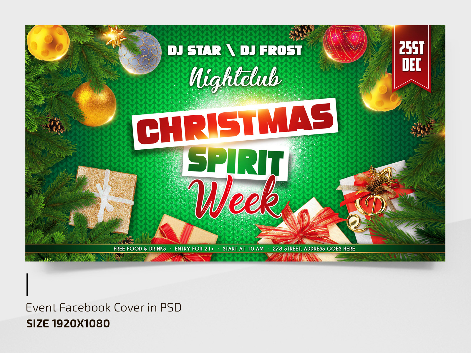 free-christmas-spirit-week-template-on-behance