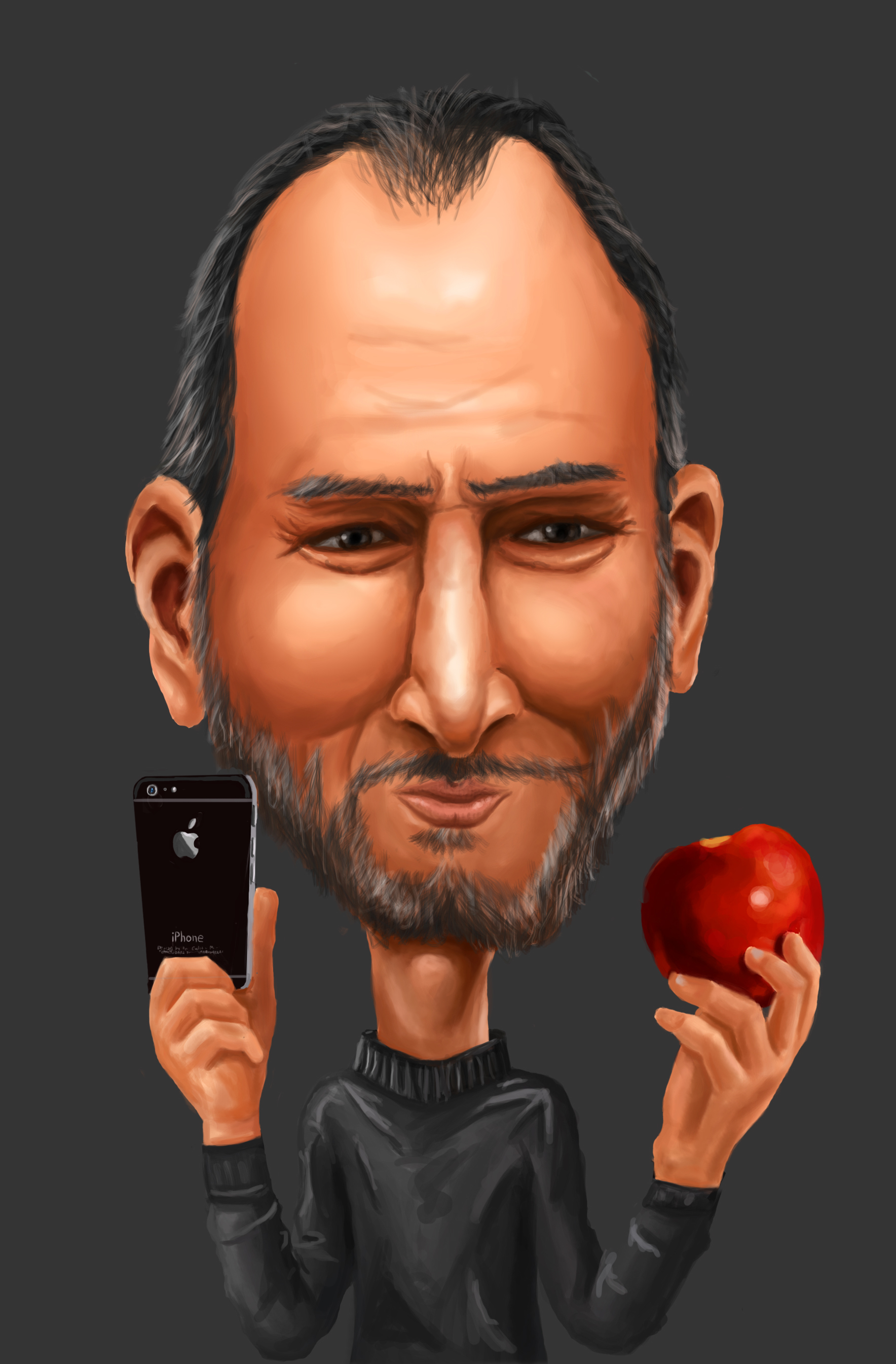 Steve Jobs Cartoon on Behance