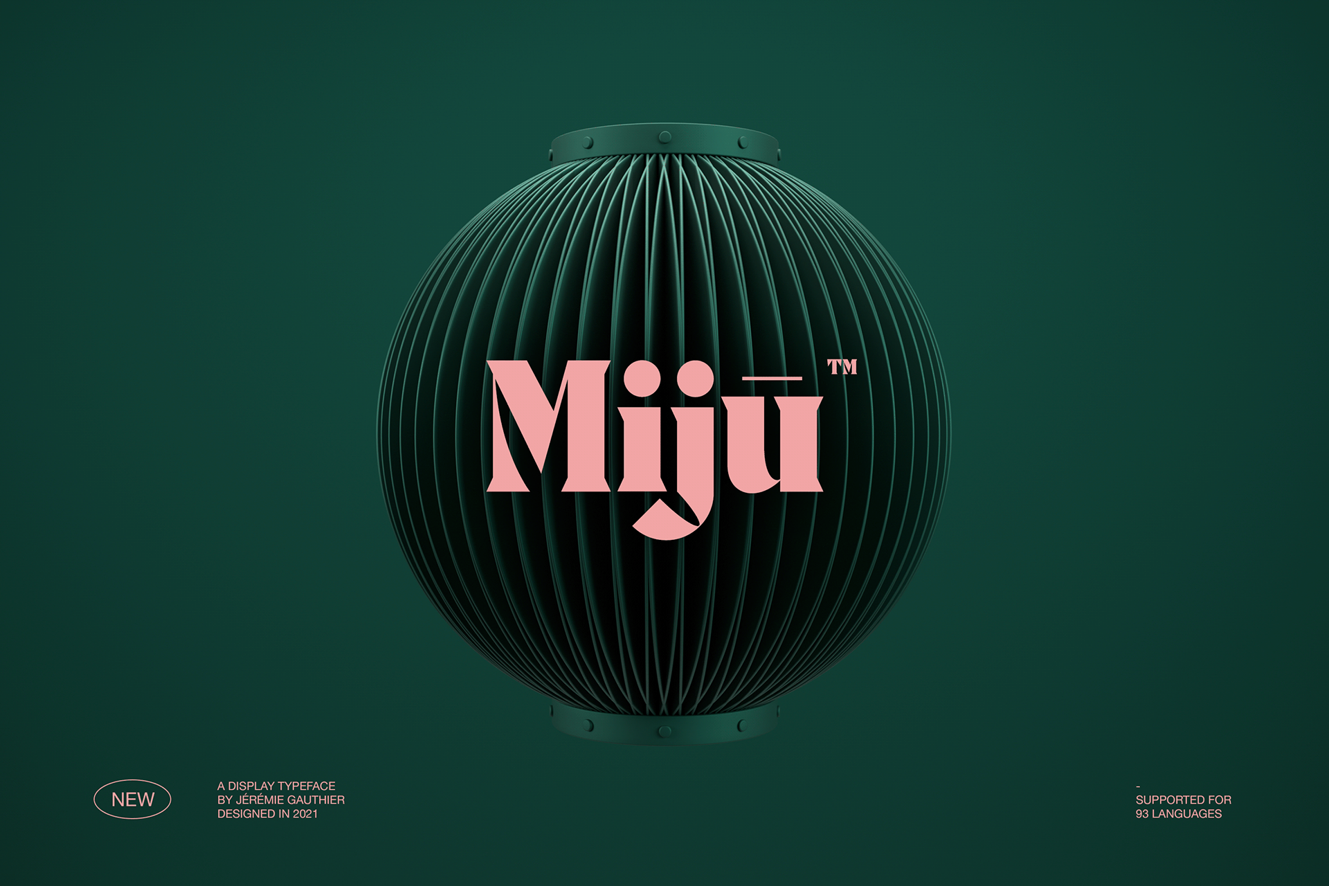 Miju Typeface - free font
