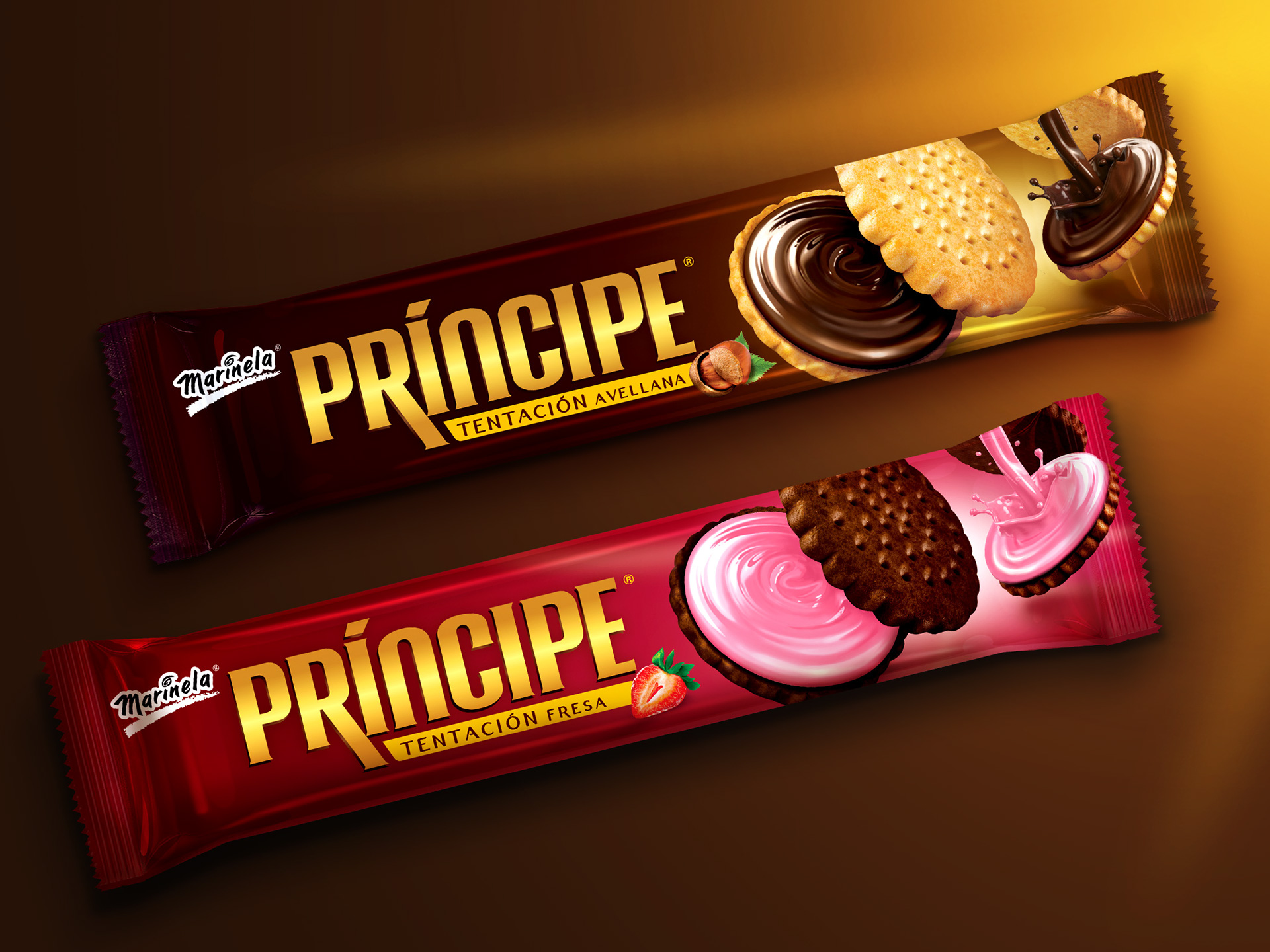principe galletas marinela cookies empaque package tasty taste Diseñador Jo...