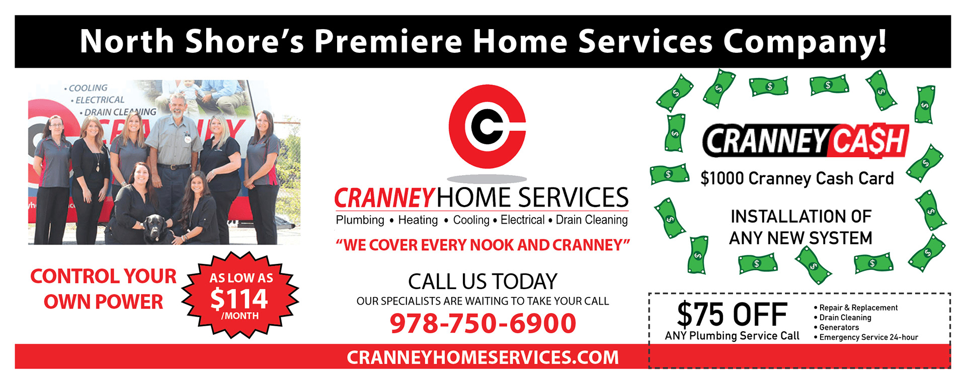 45+ Cranney home services coupons info