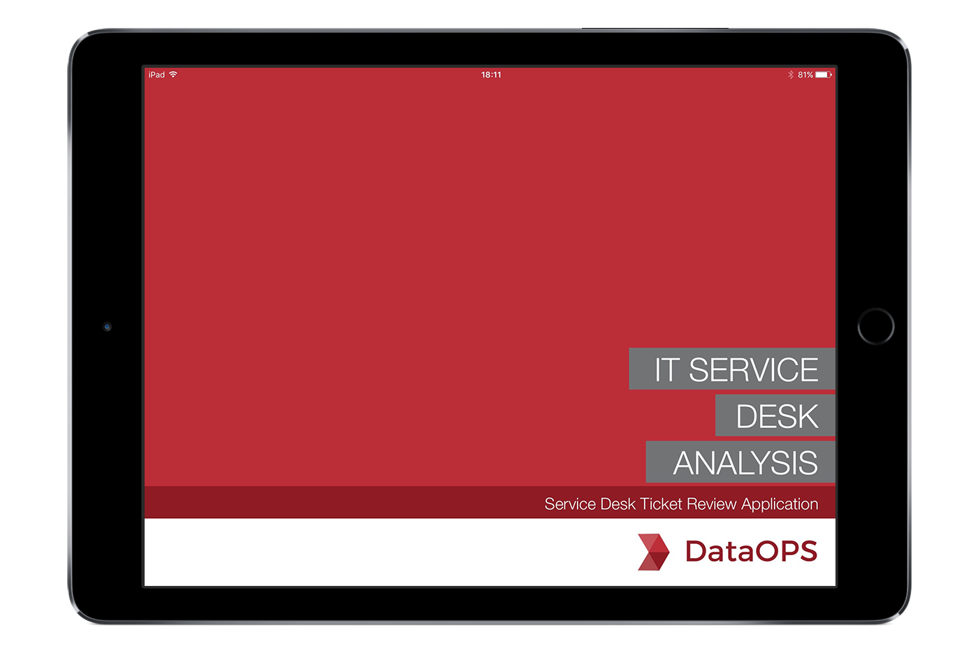 It Service Desk Analysis Custom Ios App On Behance