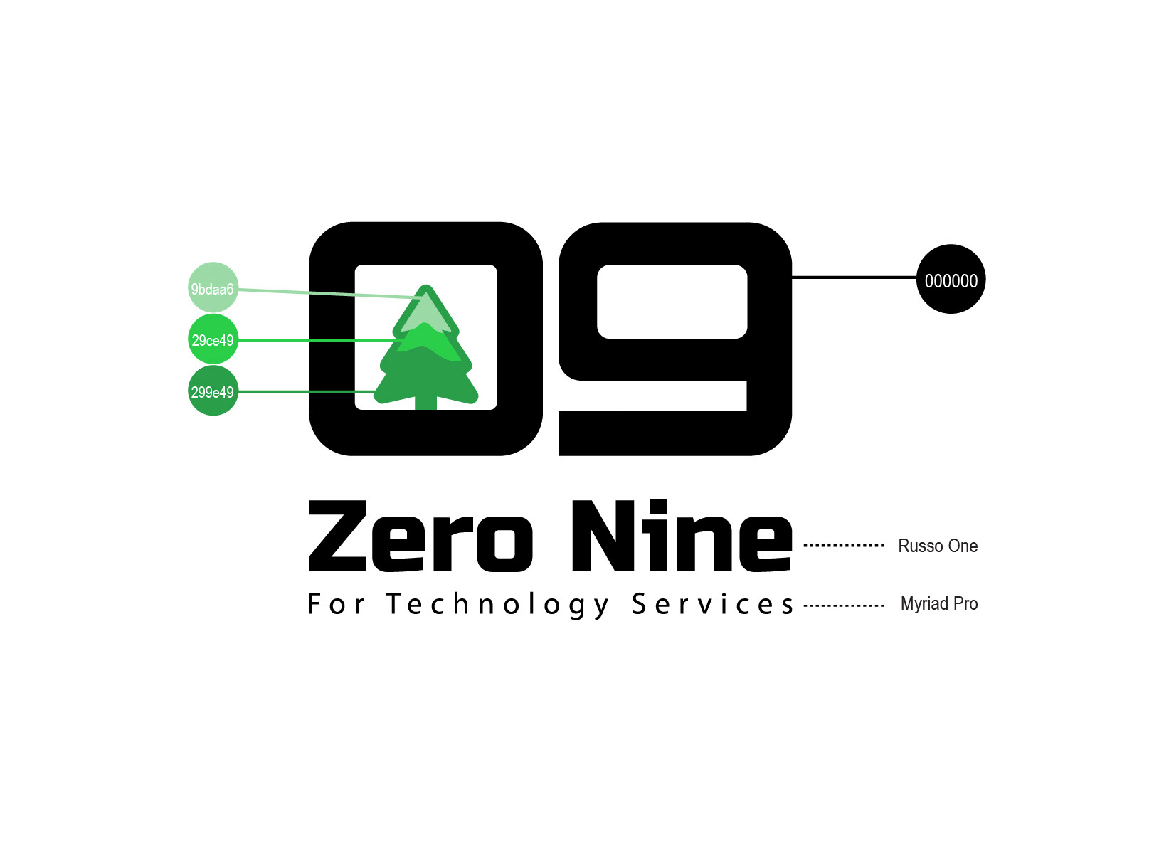 Zero Nine Logo On Behance