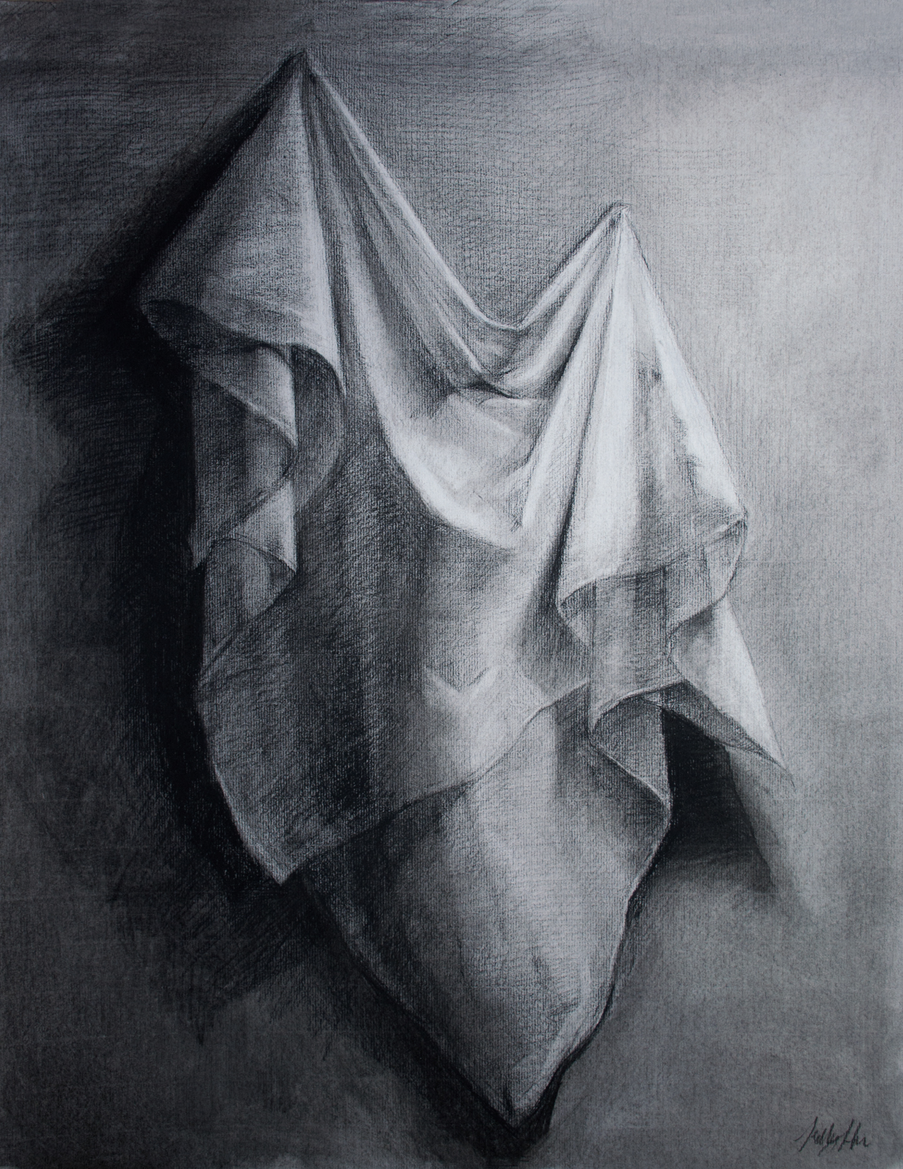Fabric texture drawing with pencil : r/drawing