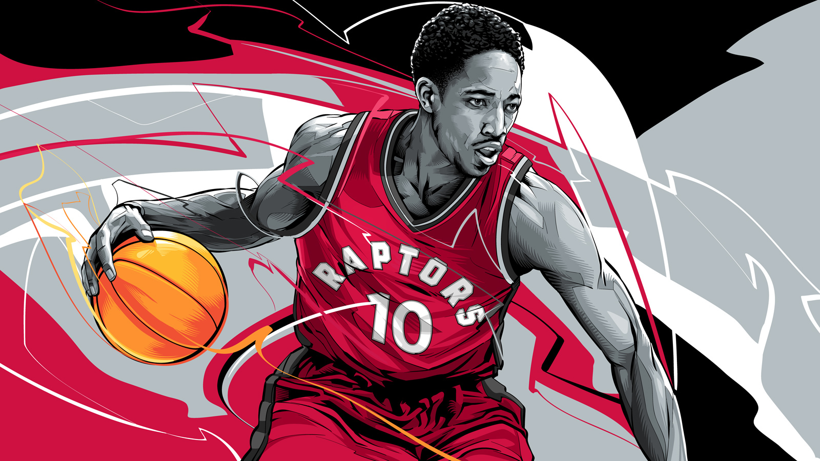 DeMar DeRozan, Toronto Raptors  Toronto raptors basketball, Nba basketball  art, Toronto raptors