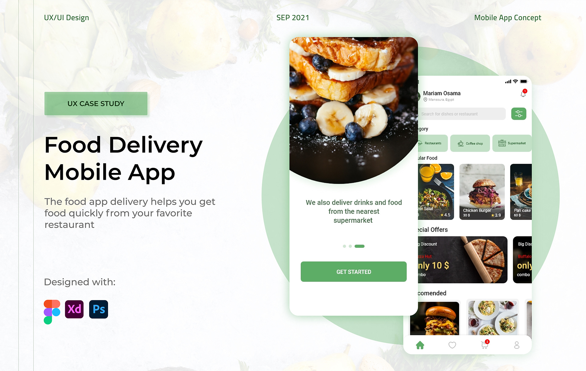 case study for food delivery app