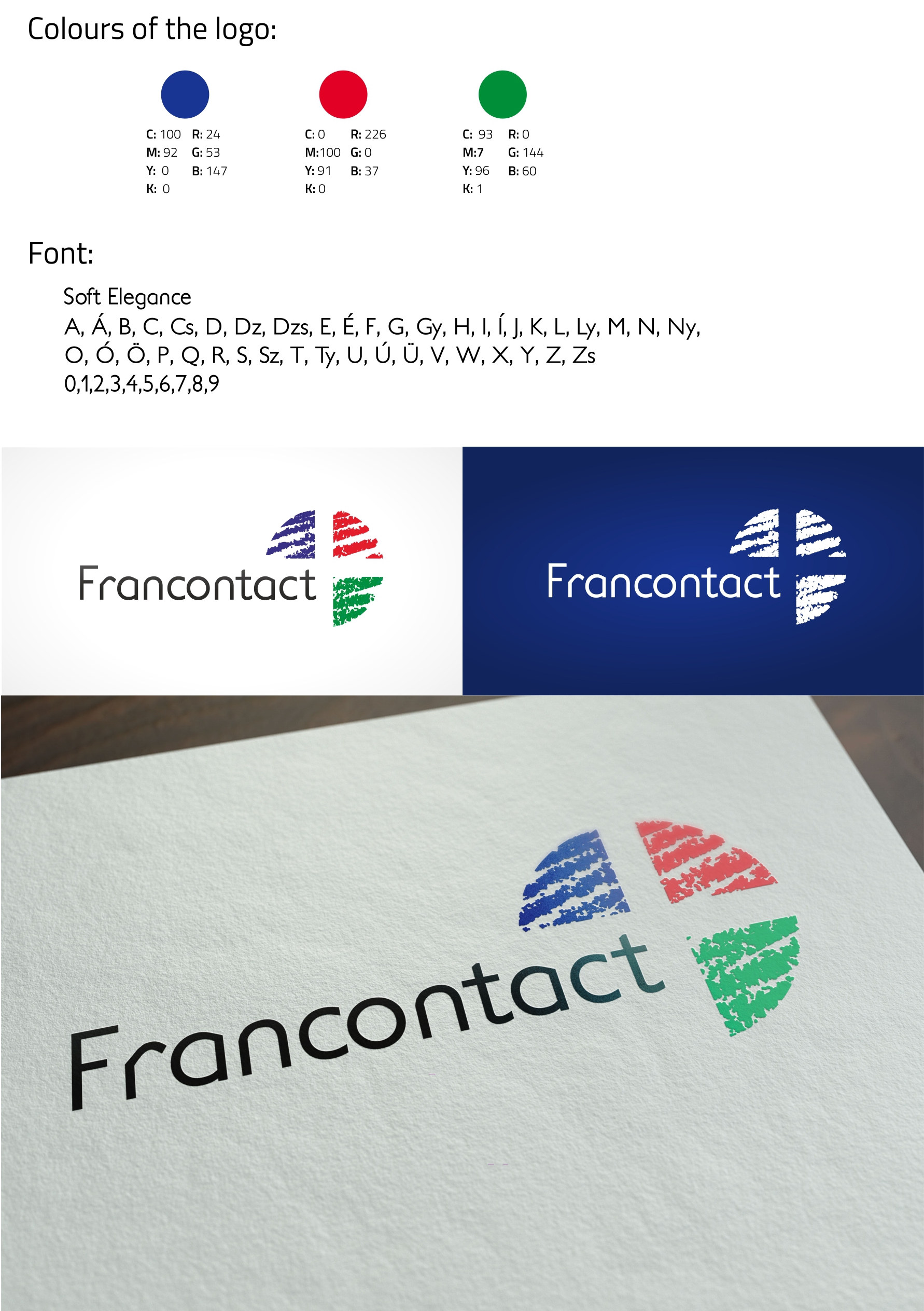 Francontact Logo And Brochure Design On Behance