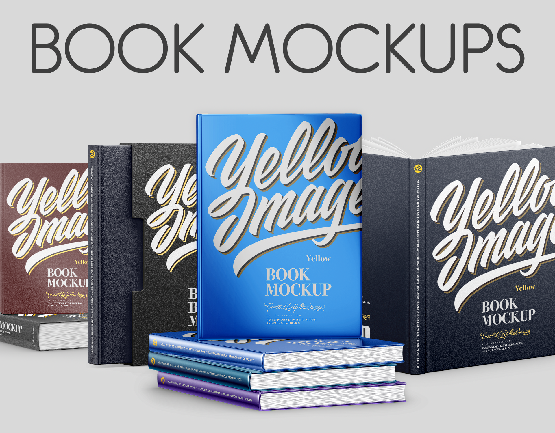 Download Book Mockups On Behance PSD Mockup Templates