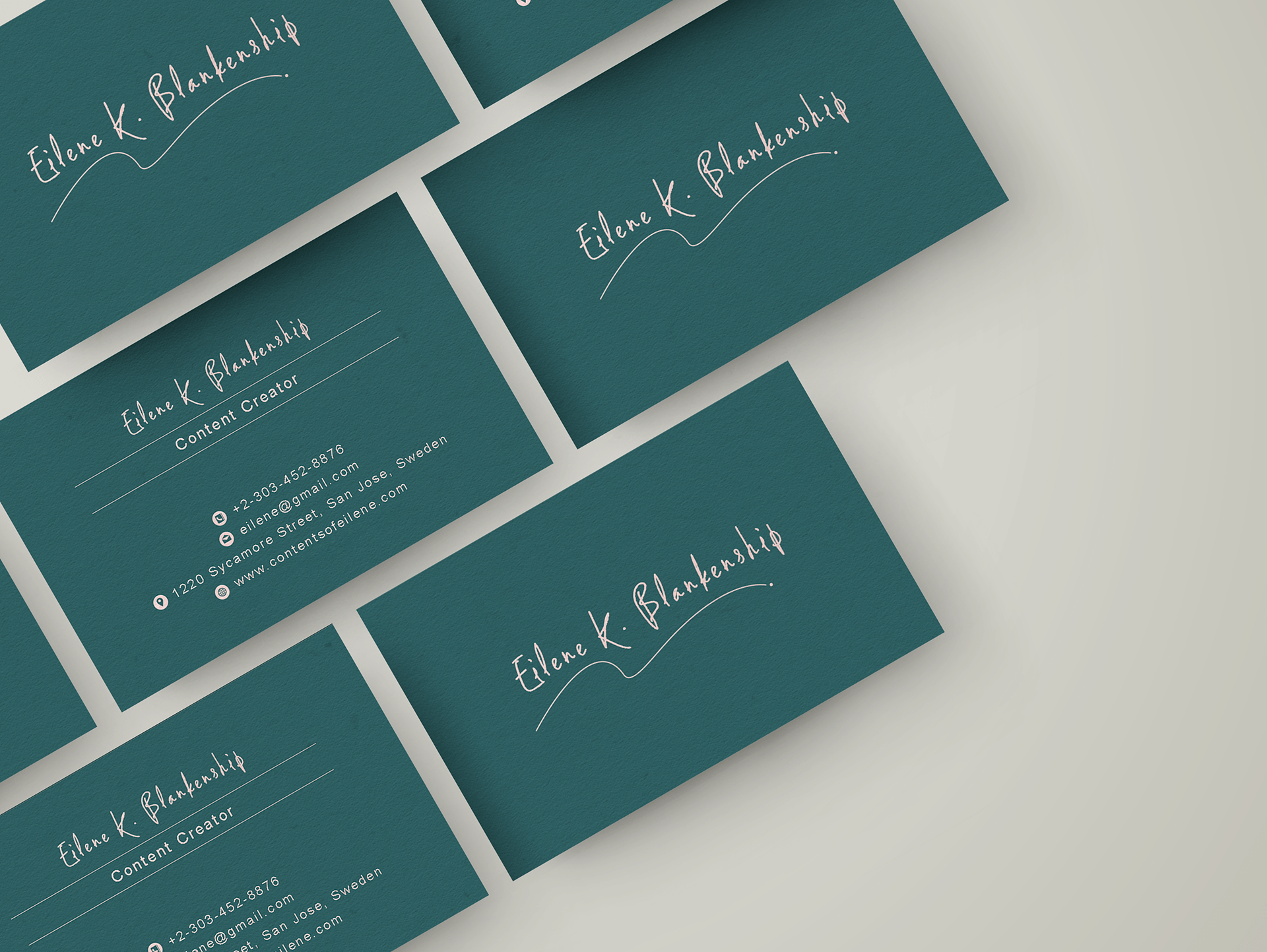 A Simple and Minimal Business Card Designed by ngraphicsuix