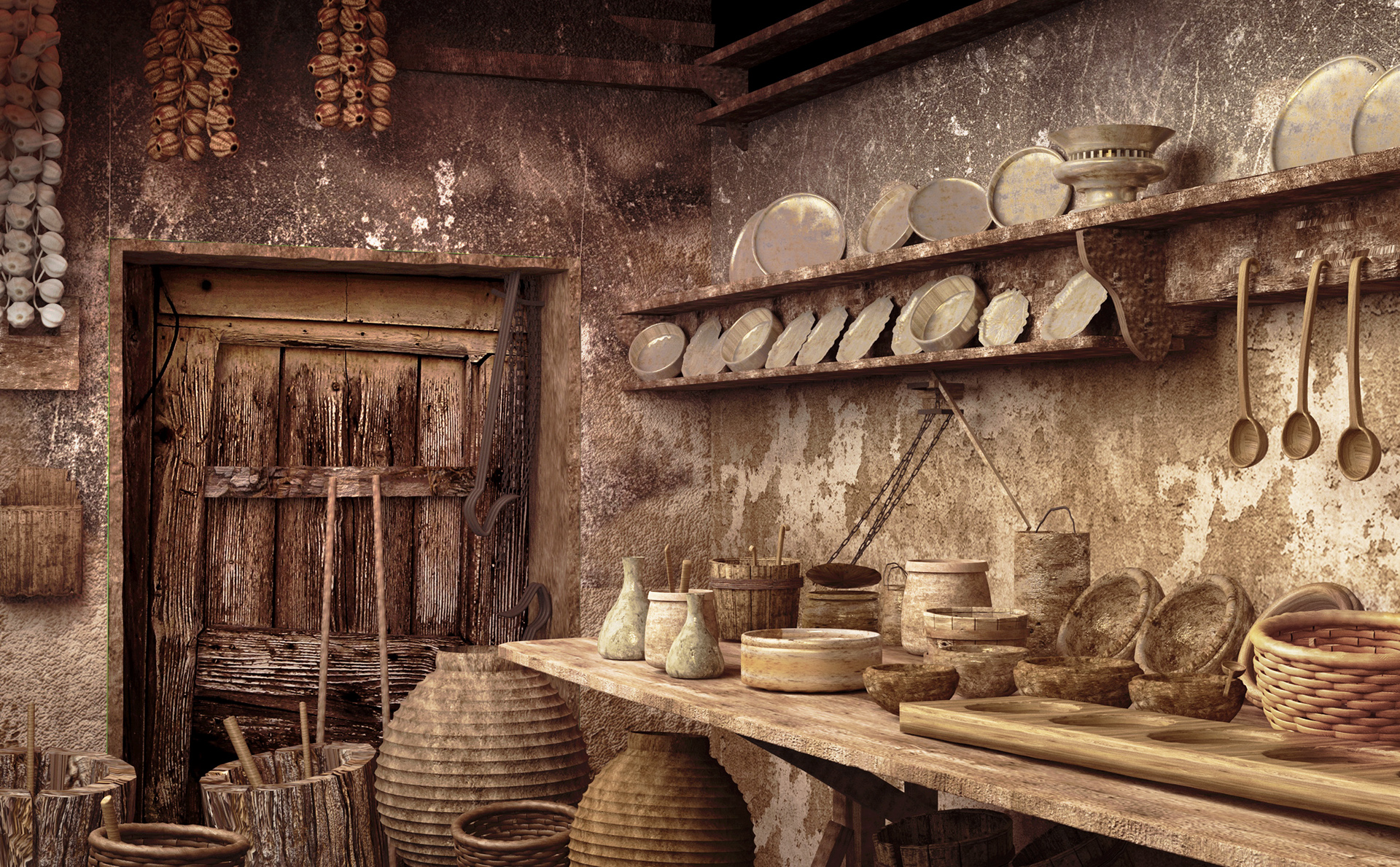 old kitchen on Behance