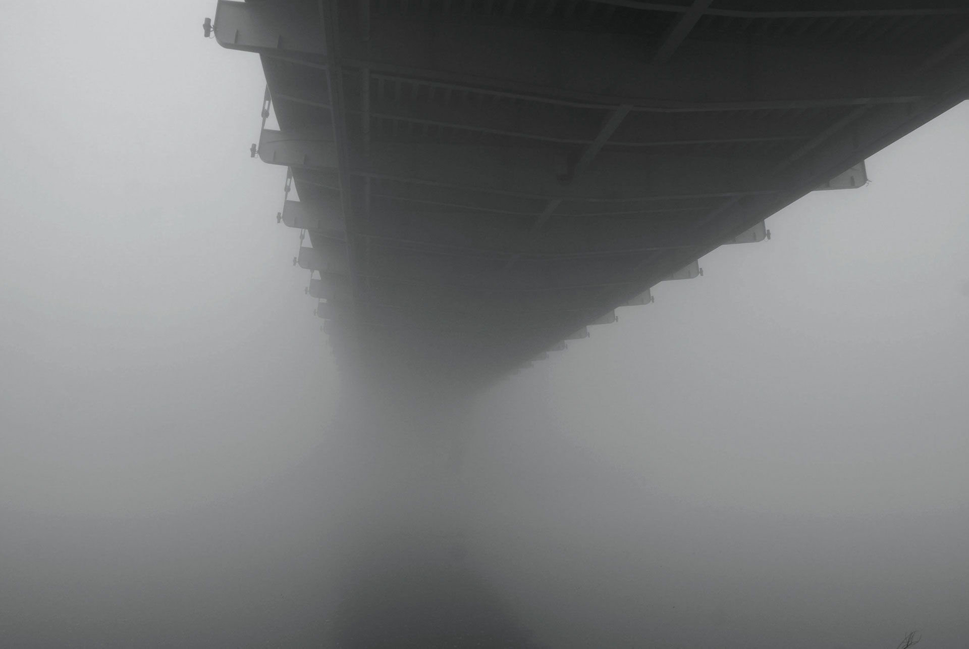 Digital Photography: Bridge in the Fog