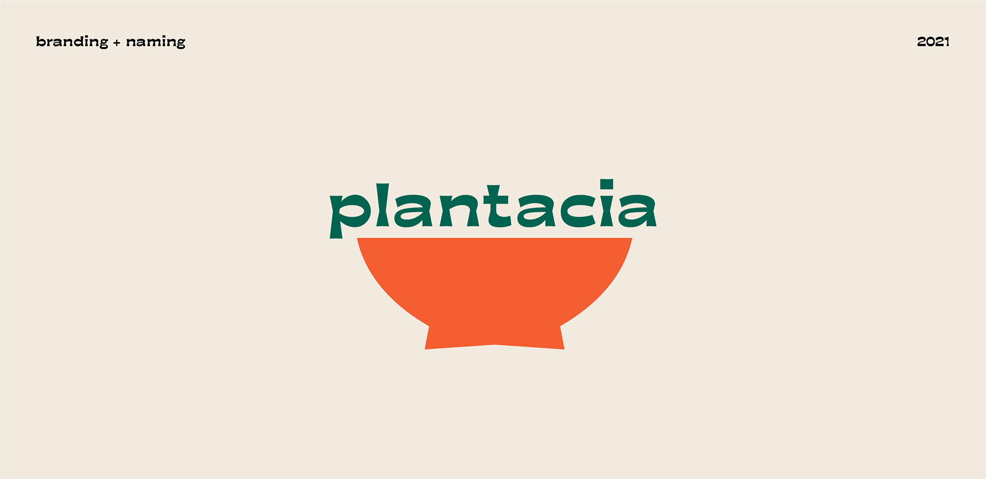 plantacia - vegan canteen identity