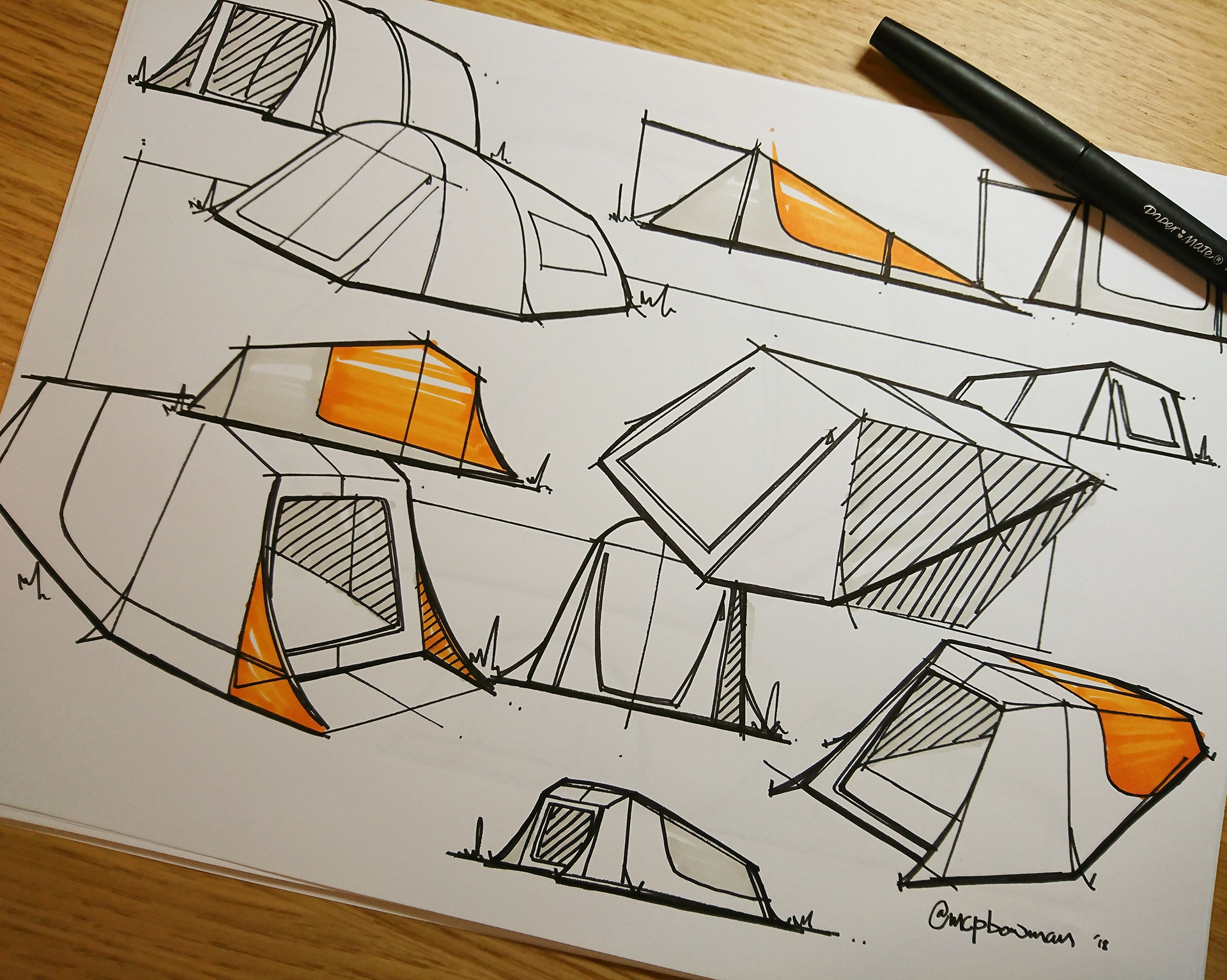Hand Drawn Tent Sketch Symbol isolated on white background. Vector camping  elements art highly detailed In Sketch Style. Sketched Tent vector  illustration. Stock Vector | Adobe Stock