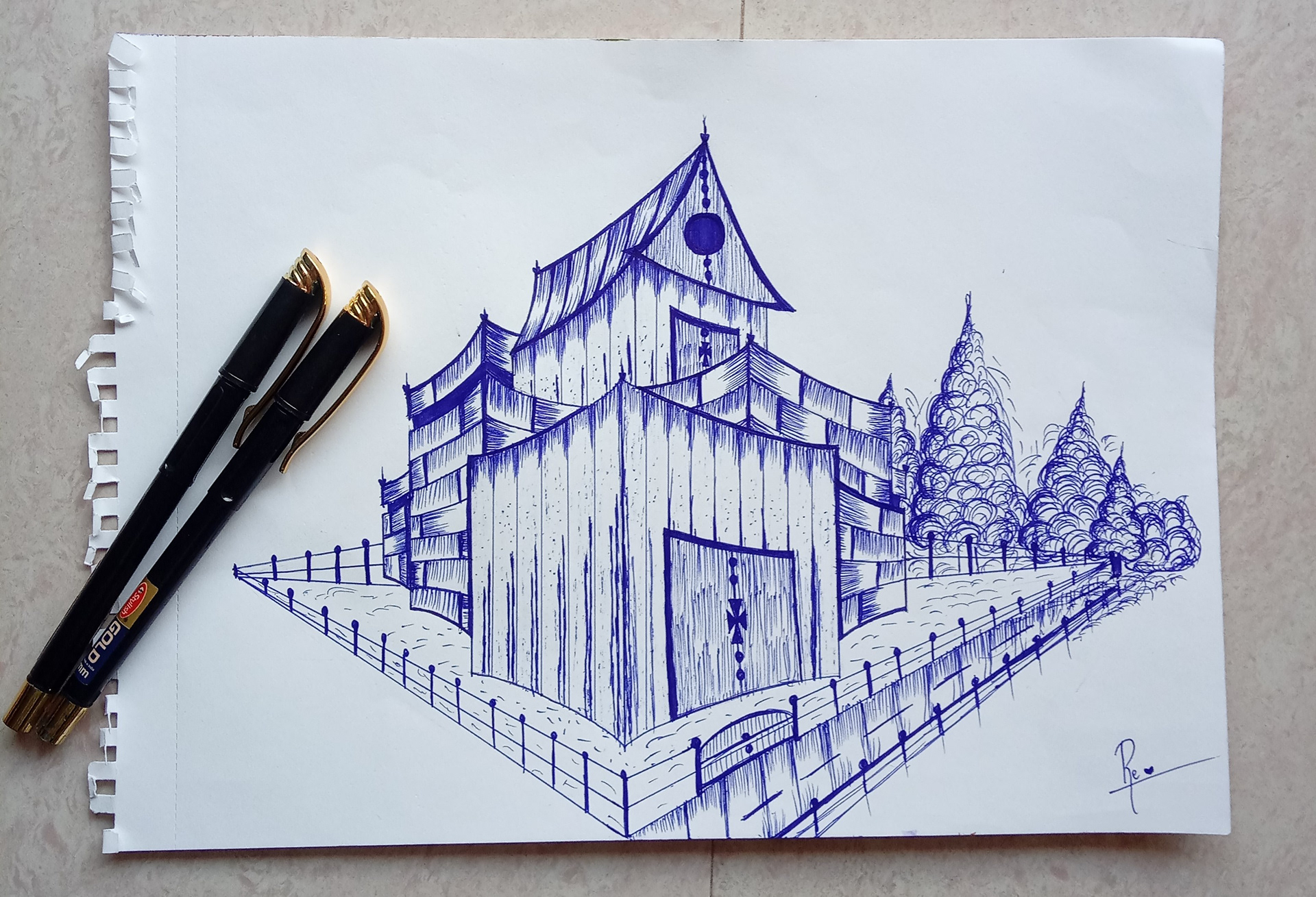 Two-Point Perspective - Video Lesson by Drawing Academy | Drawing Academy