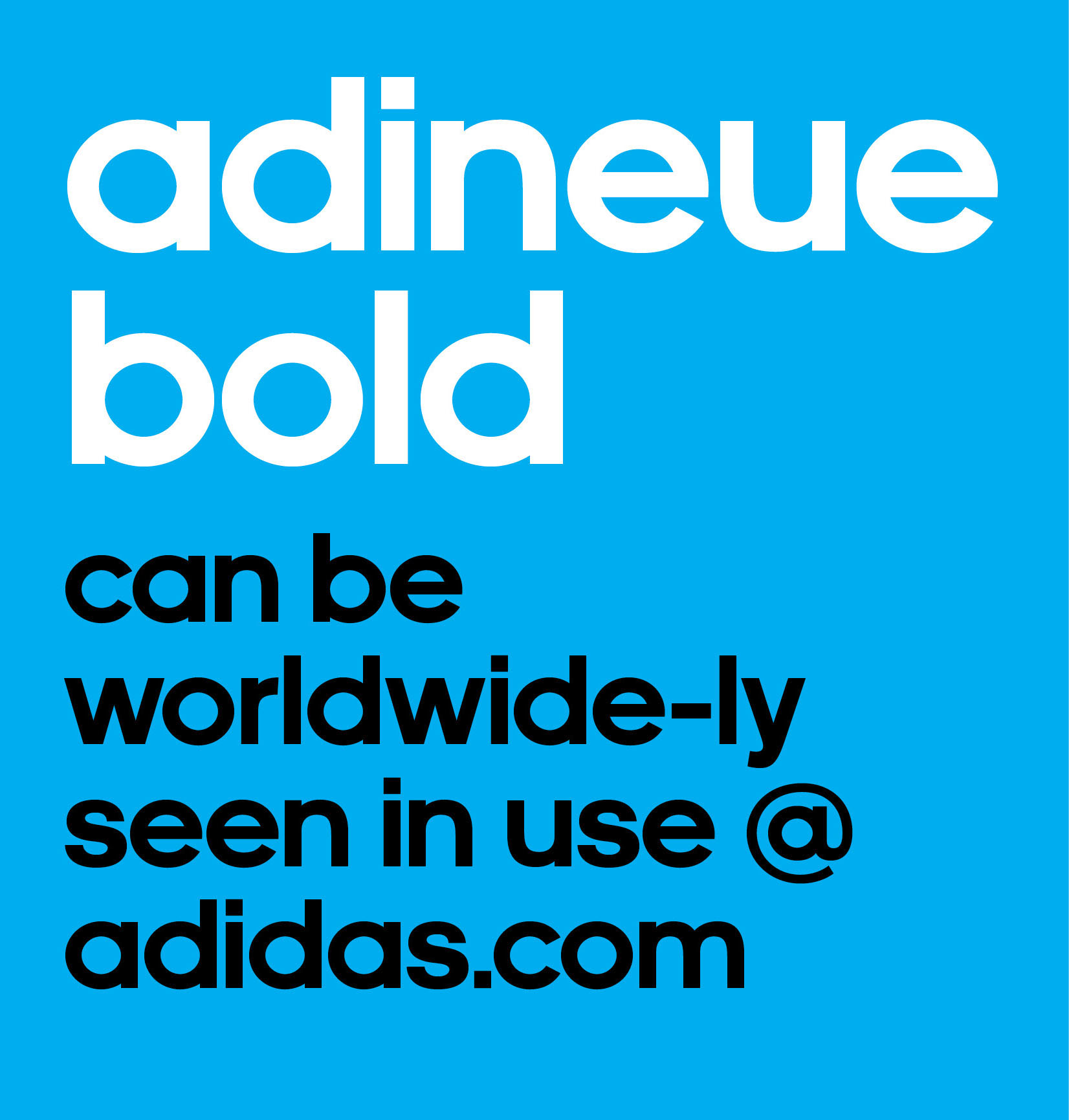 adidas free font