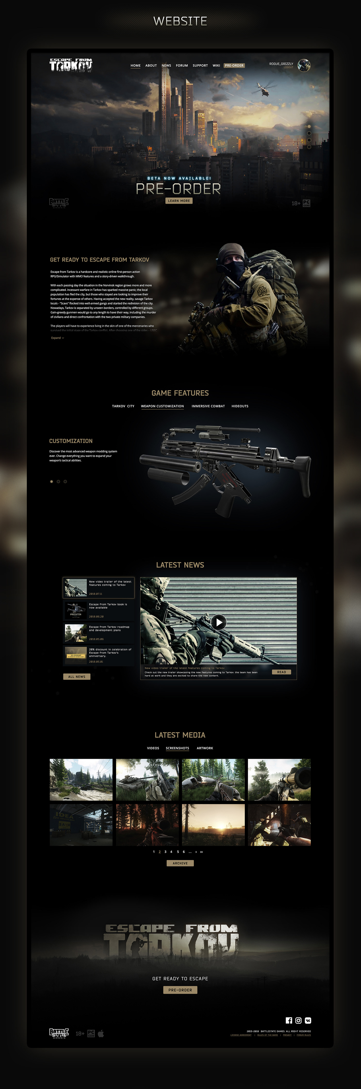 Escape From Tarkov designs, themes, templates and downloadable graphic  elements on Dribbble