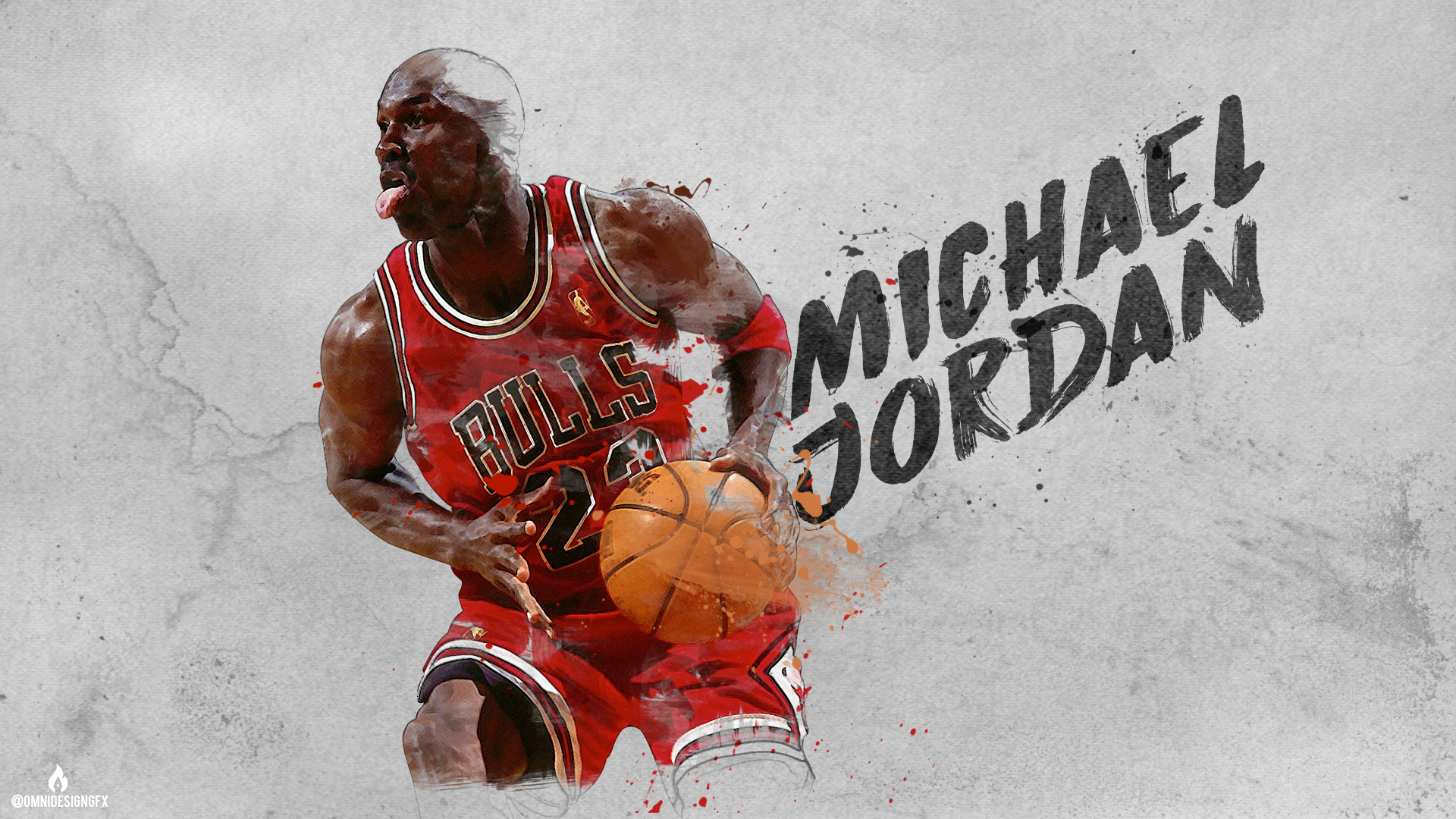chicago bulls Michael Jordan sports edit basketball NBA wallpaper.