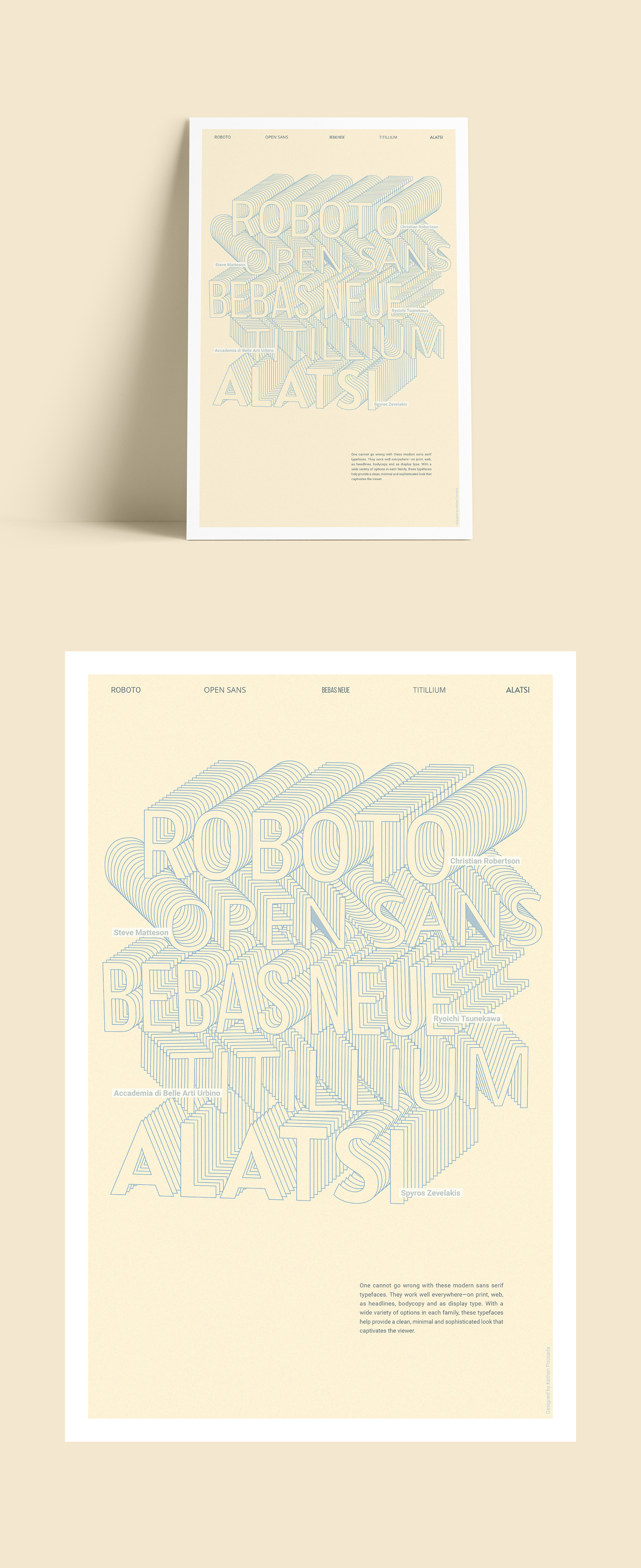 Free Typeface Poster