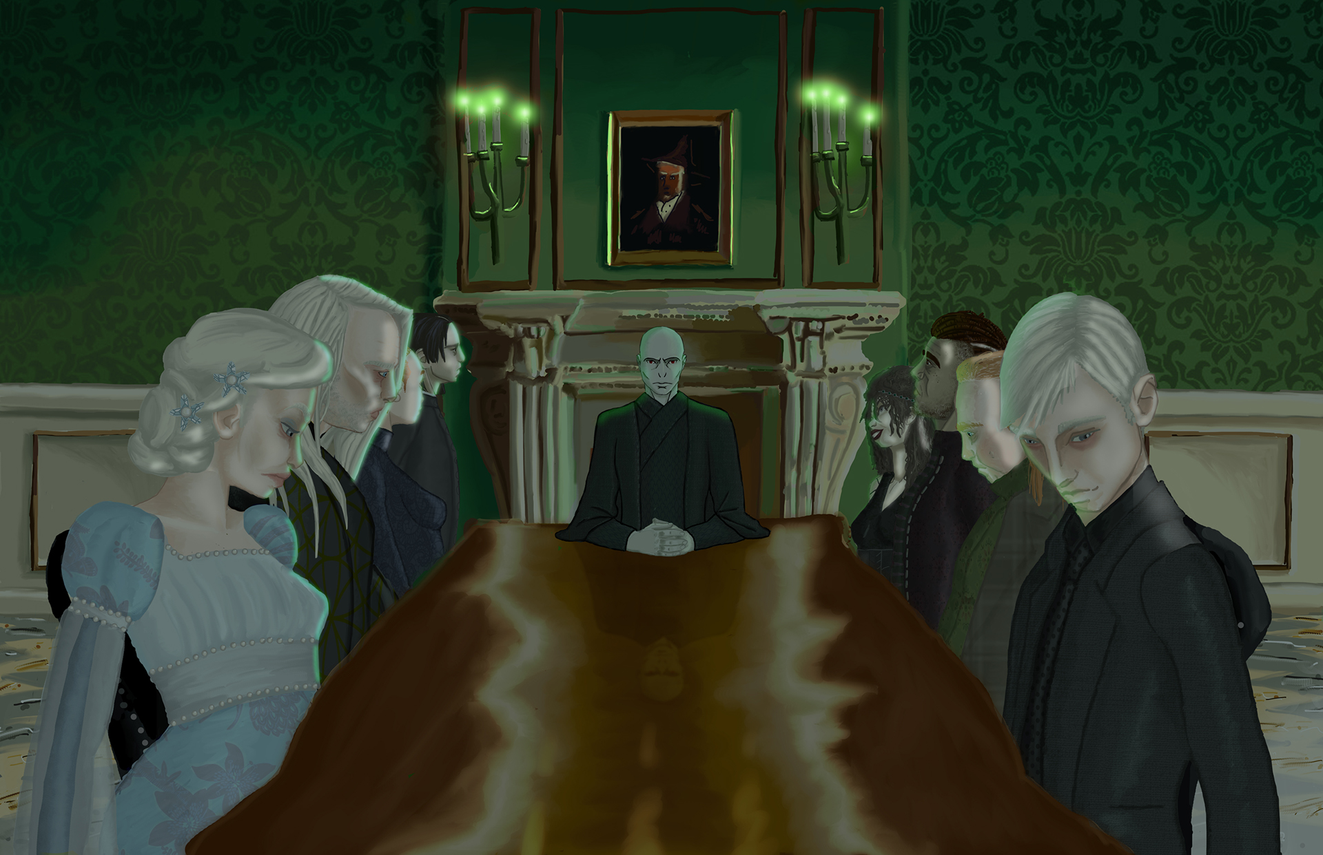 Harry Potter: Death Eater's at Malfoy Manor on Behance