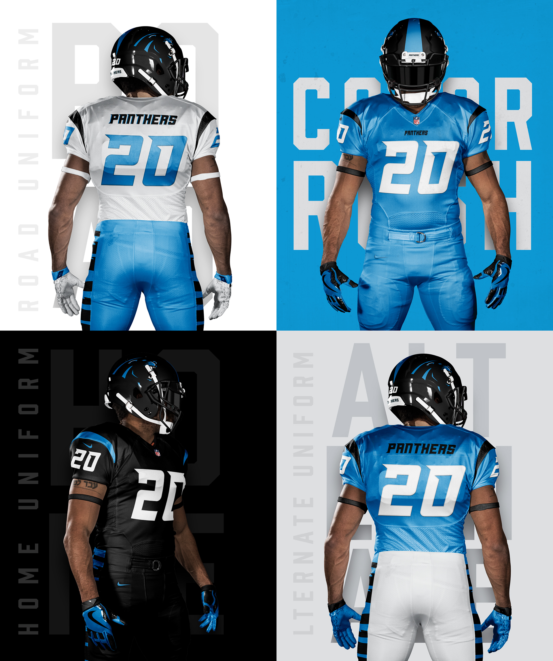 carolina panthers uniforms 2019