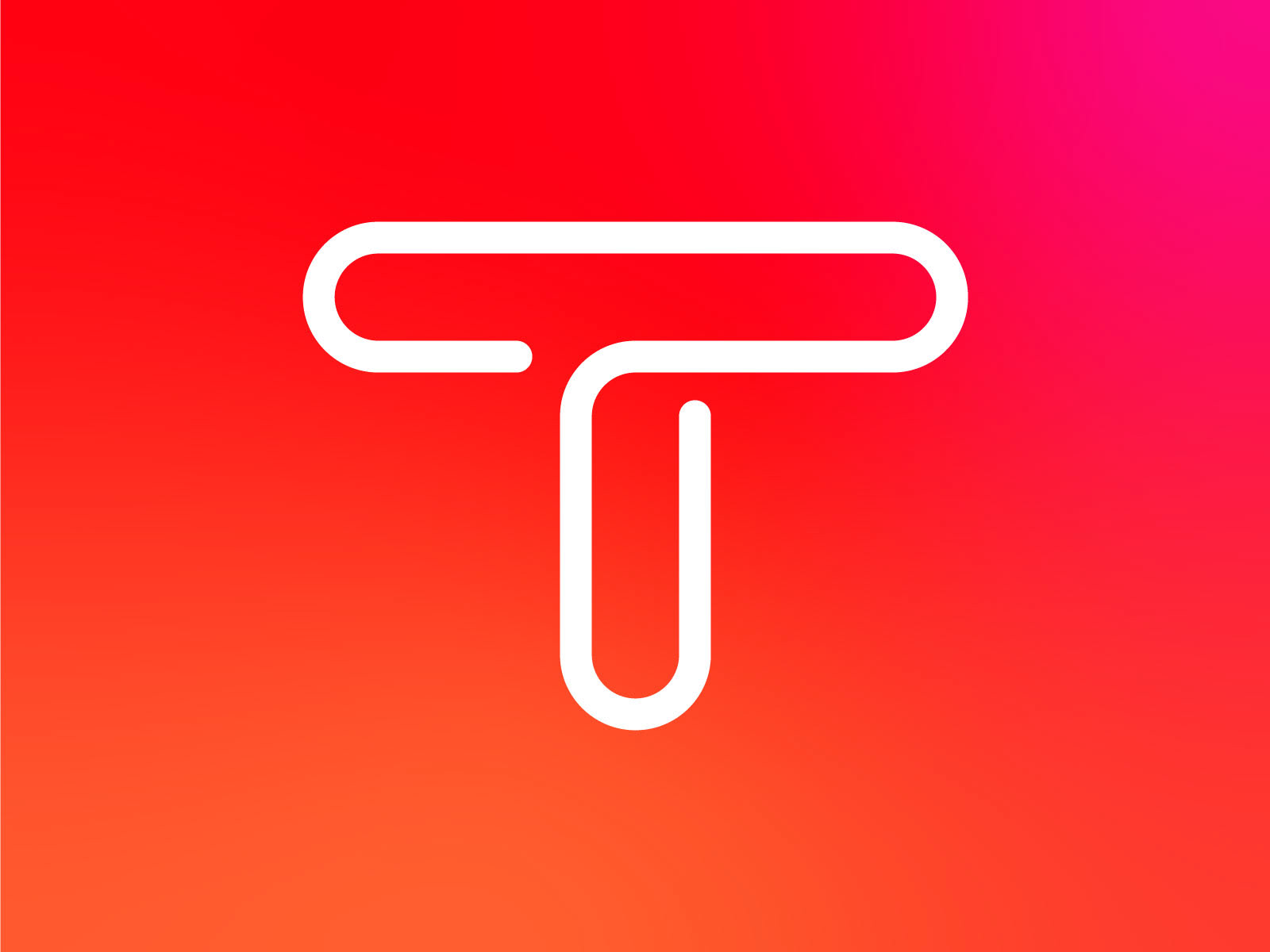 Modern T Letter Mark Logo