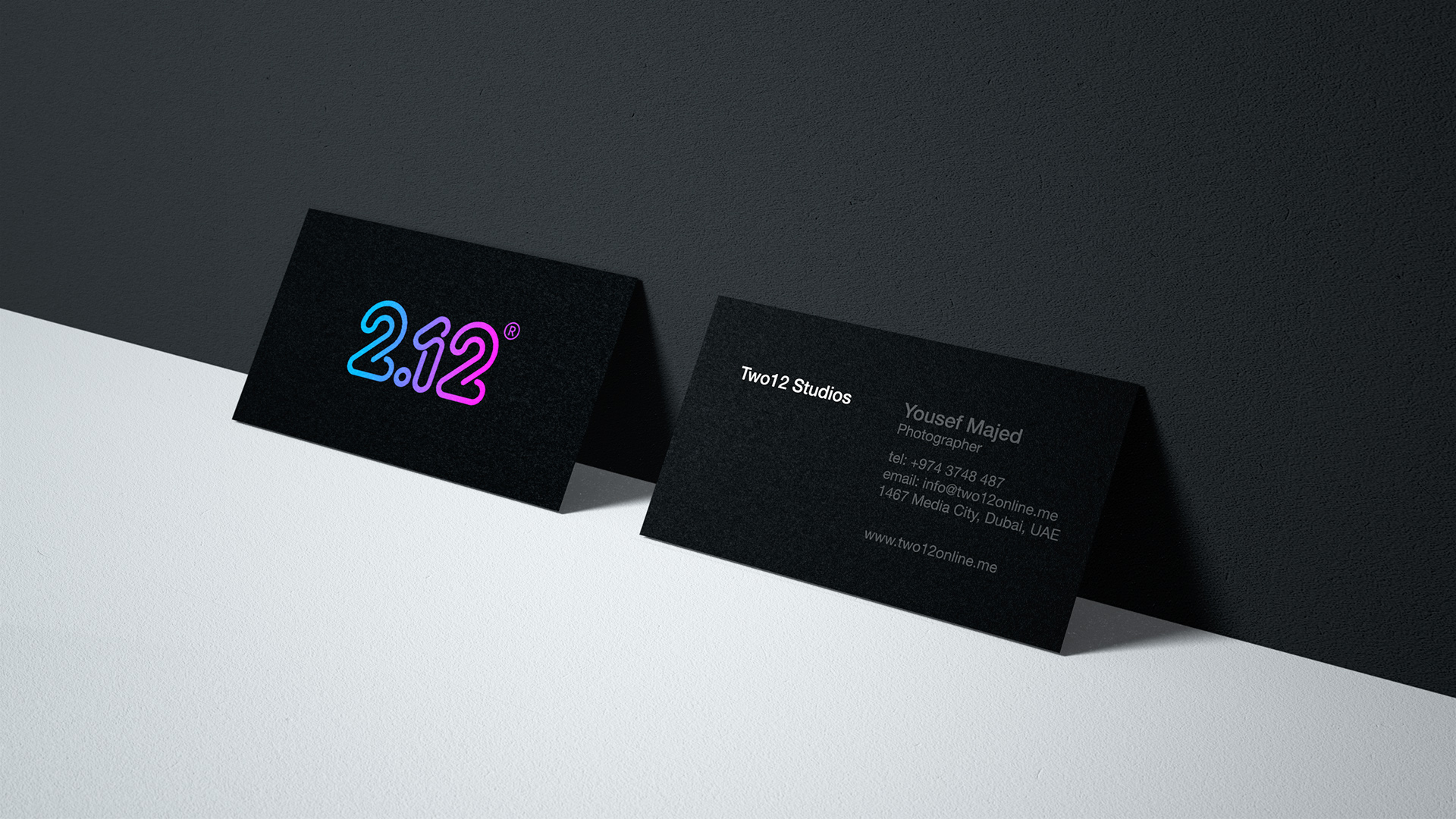 Branding & Visual Identity: Two12 Studios