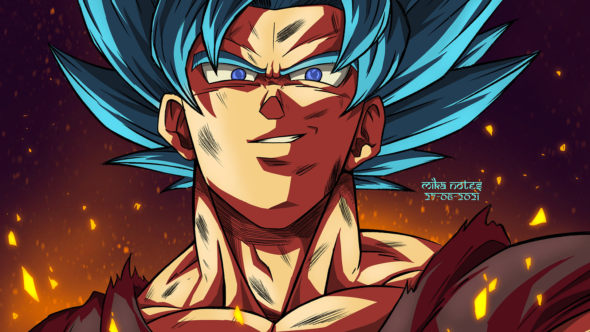 Goku super saiyan blue