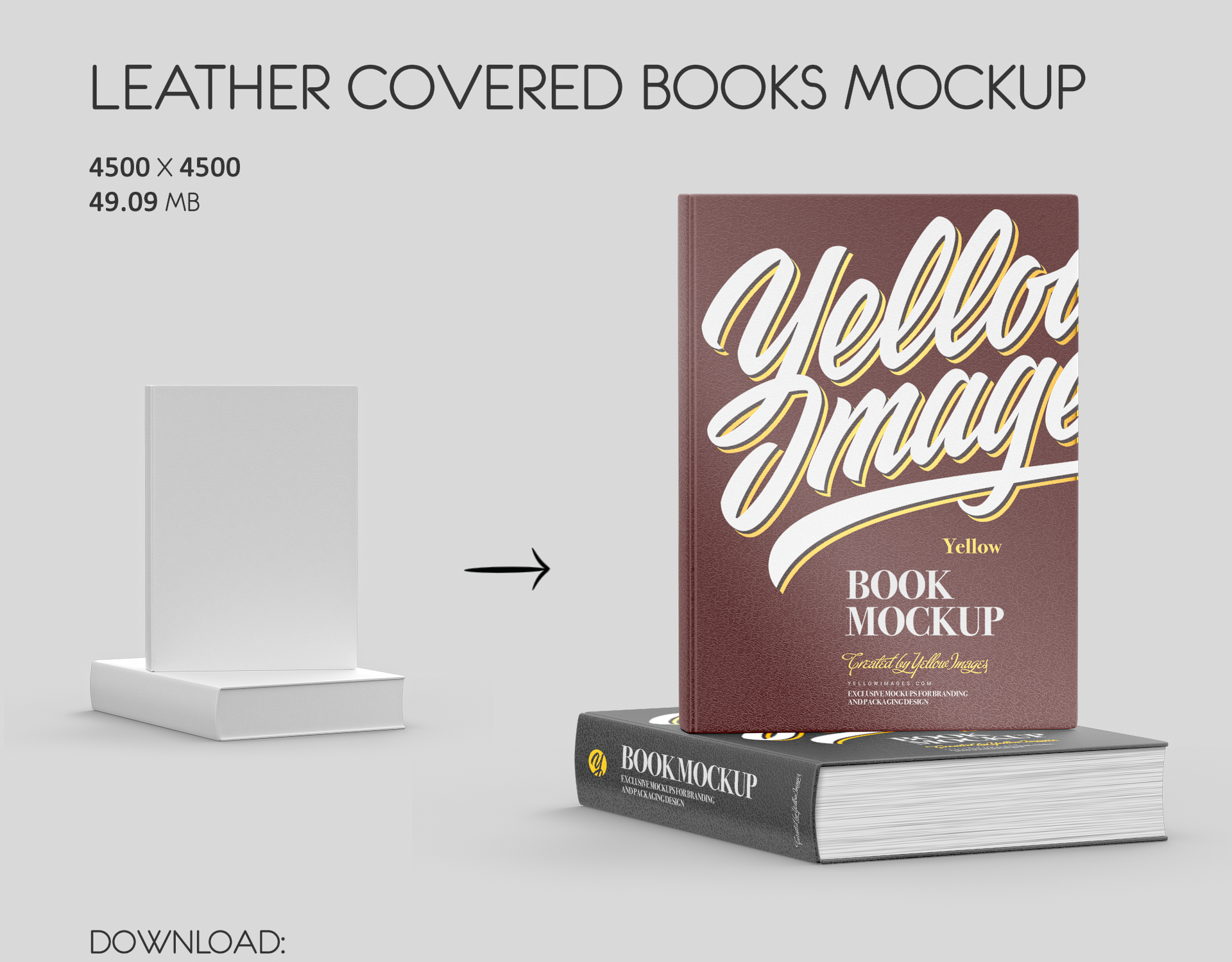 Download Book Mockups On Behance PSD Mockup Templates