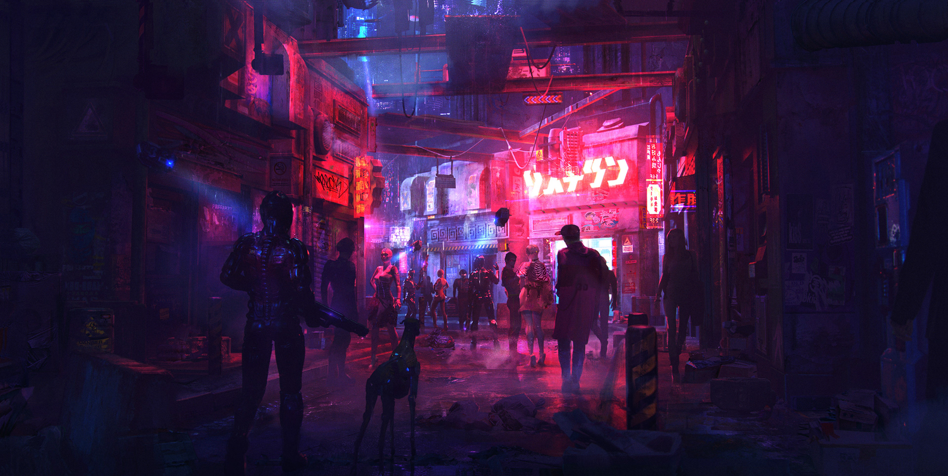 Cyberpunk night club фото 92